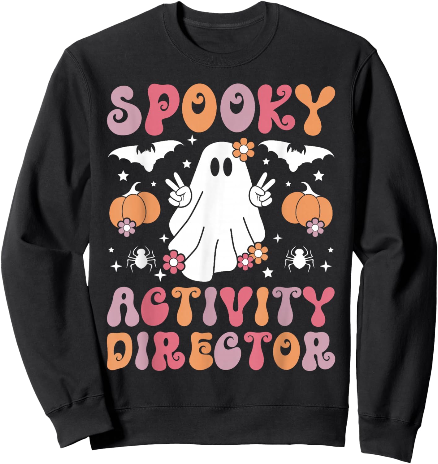 Spooky Activity Director Halloween Activity Coordinator Sweatshirt - Sweatshirt | Black