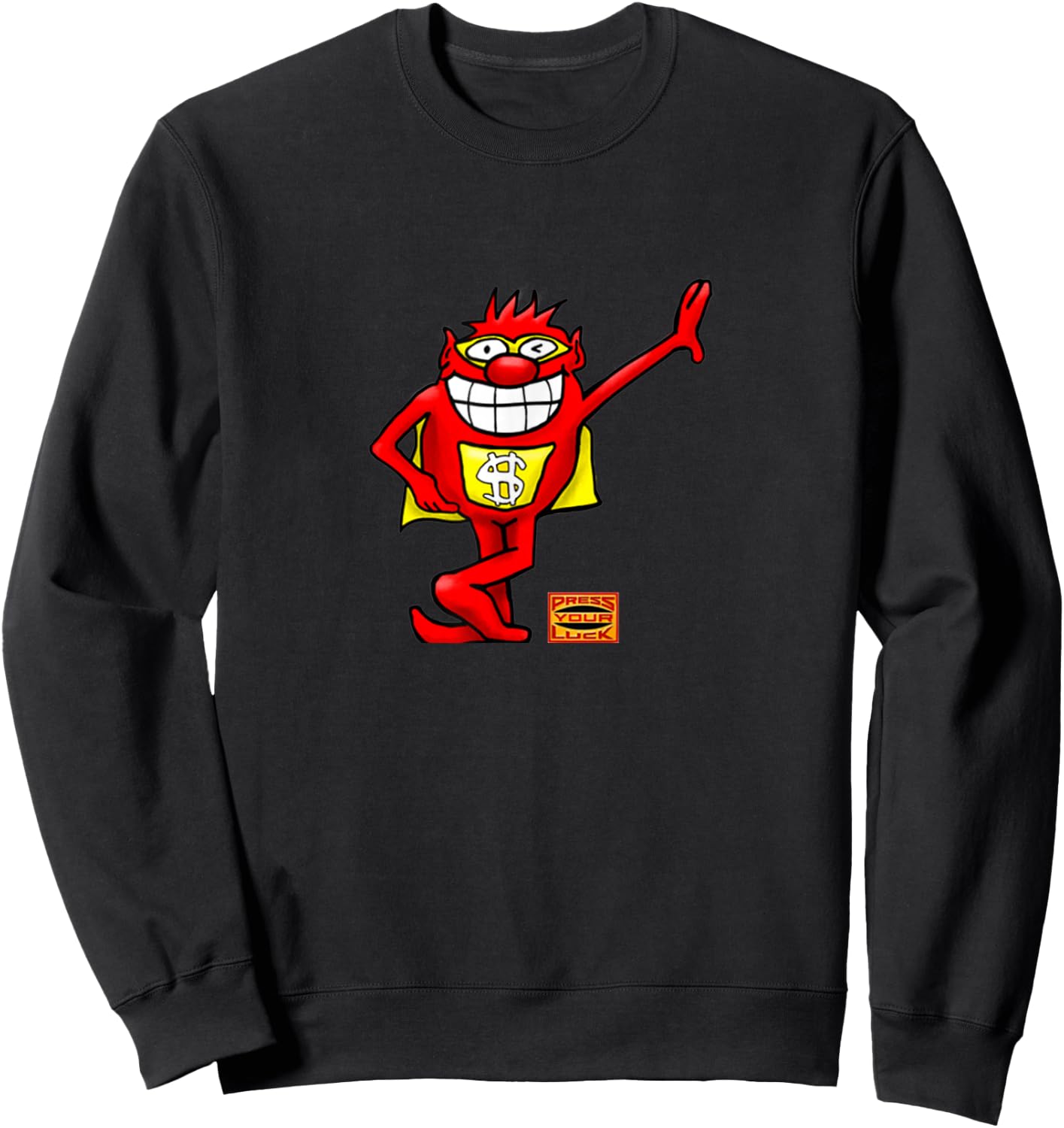 BUZZR Press Your Luck Whammy Sweatshirt - Sweatshirt | Black