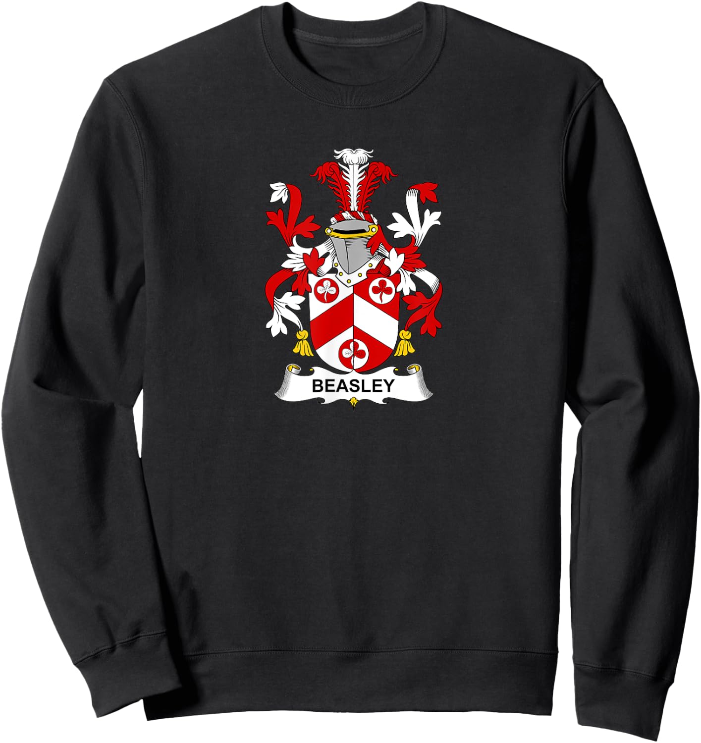Beasley Coat of Arms - Family Crest Shirt Sweatshirt - Sweatshirt | Black