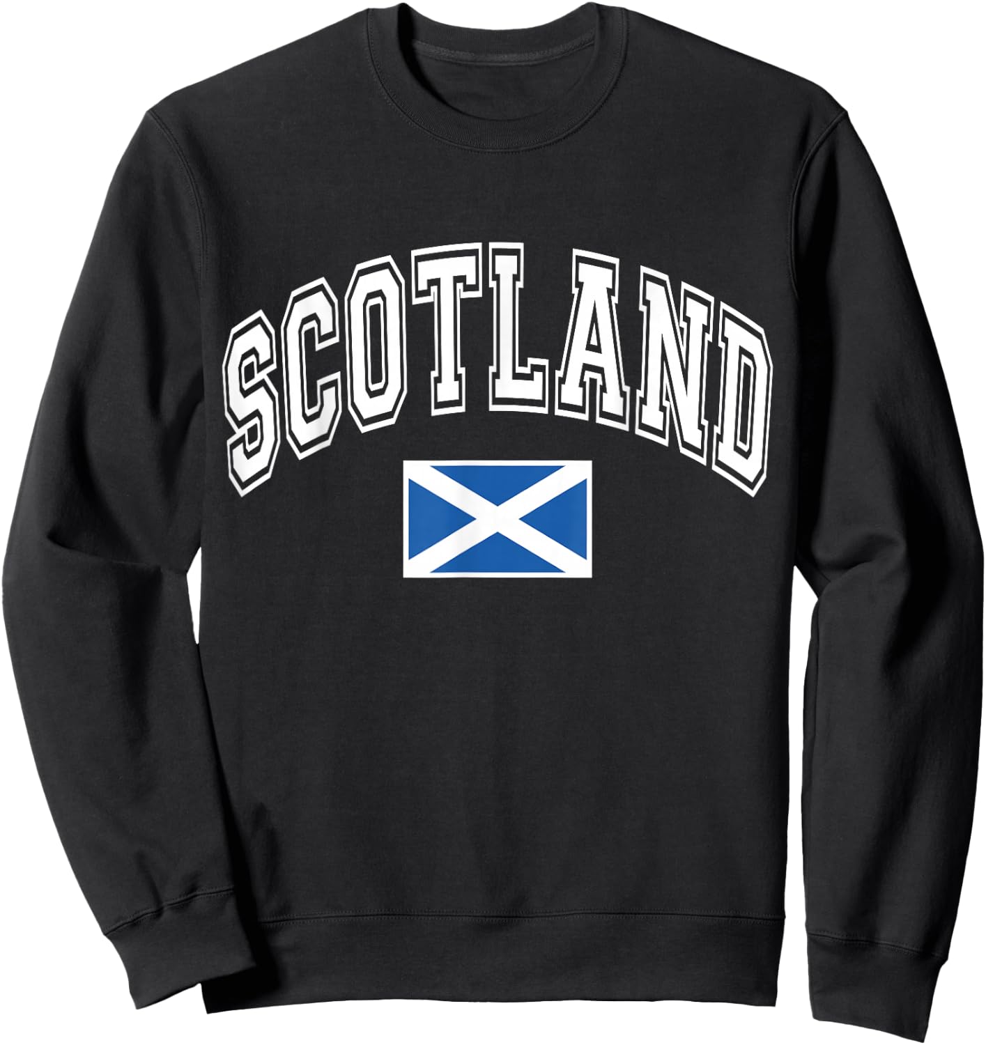 Scotland Scottish Flag Sweatshirt - Sweatshirt | Black