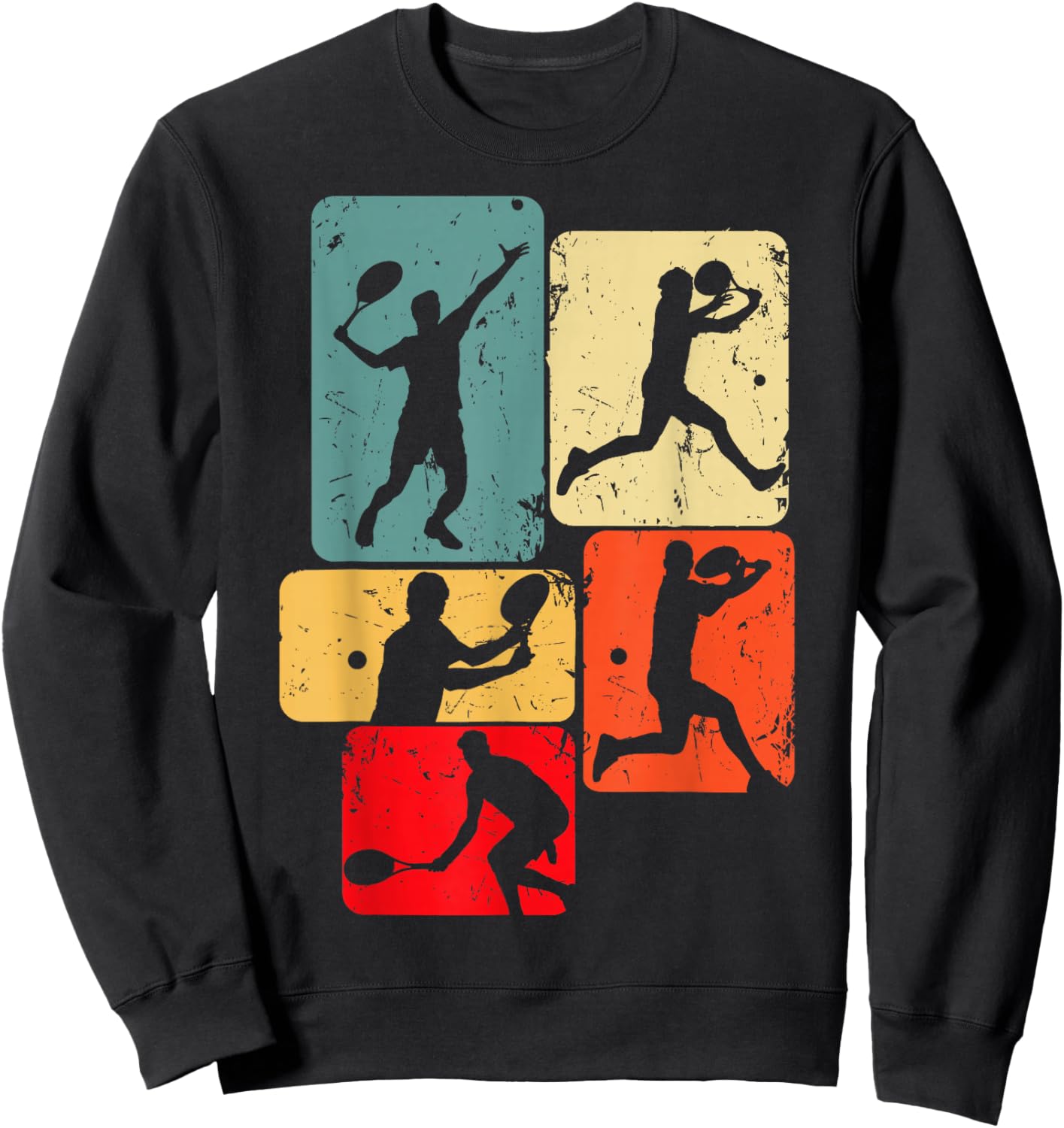 Tennis Tennisspieler Jungen Kinder Sweatshirt - Sweatshirt | Black