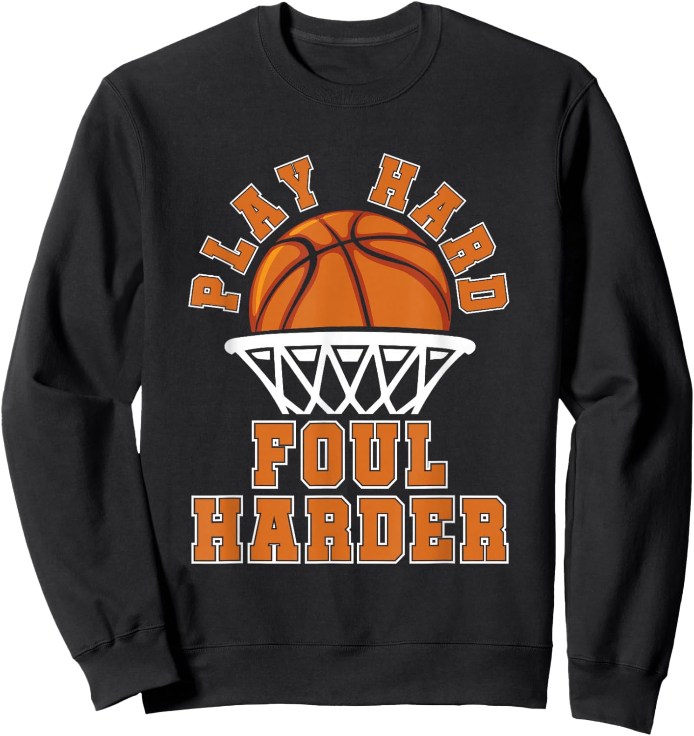 Bball Hoops Player - Streetball Basketball Fouls Sweatshirt - Sweatshirt | Black