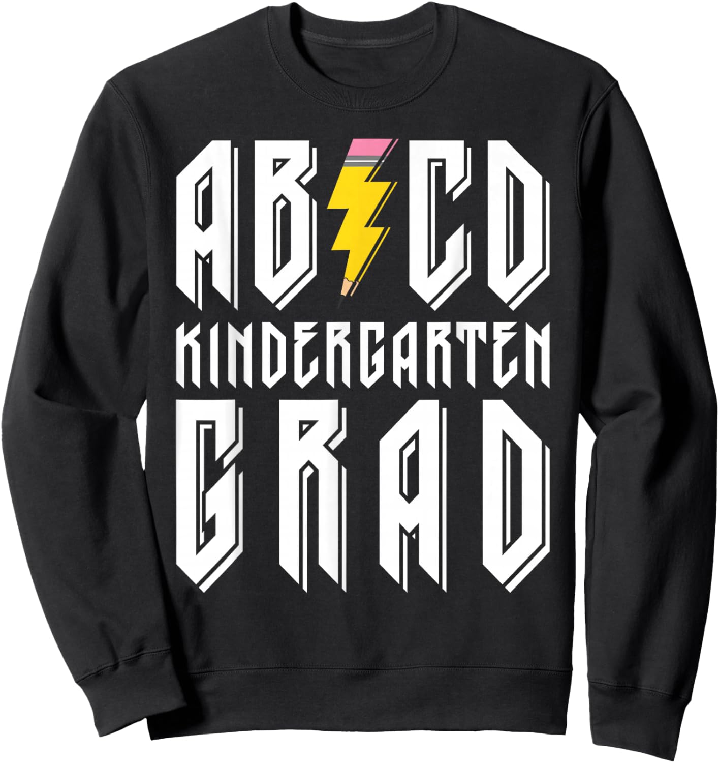 ABCD Kindergarten Grad 2026 Kindergarten Graduation 2026 Sweatshirt - Sweatshirt | Black