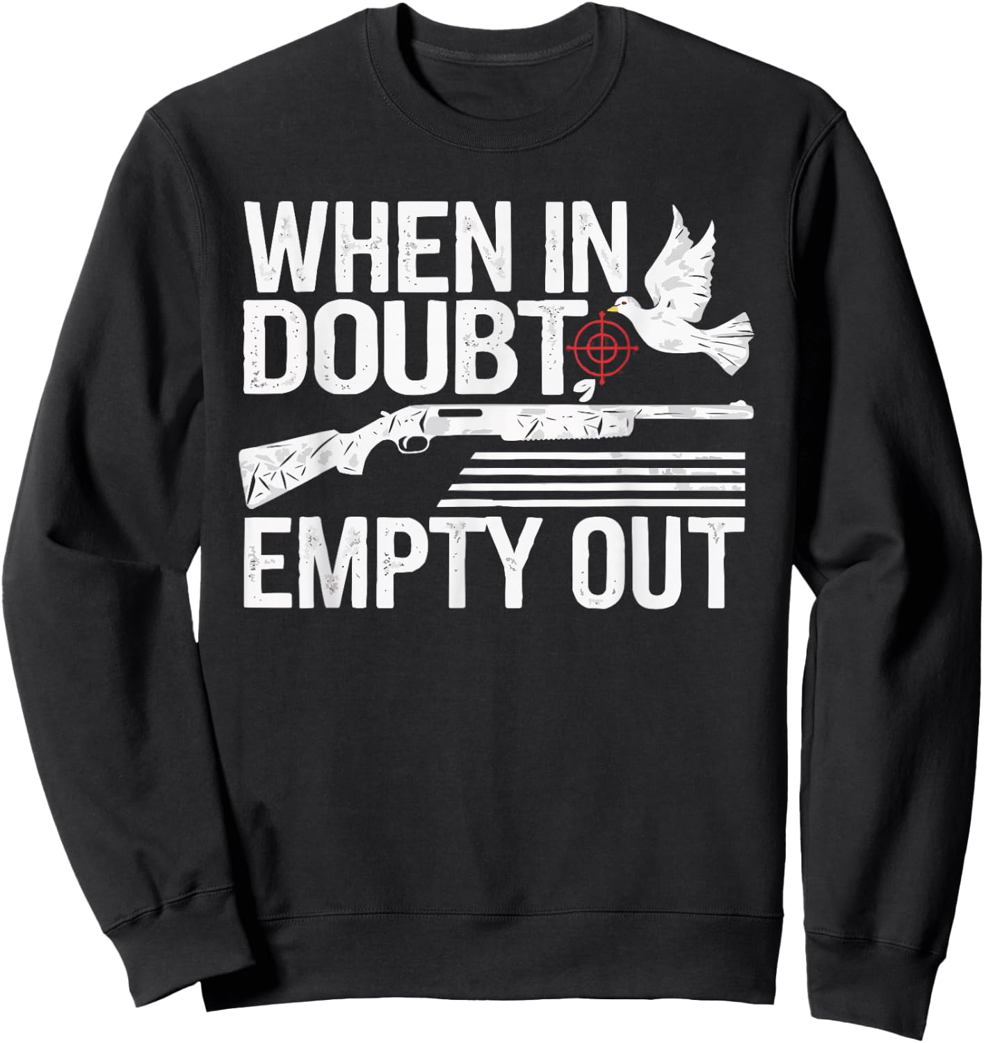 Dove Hunting Gear Dove Season Flying Bird Dove Slayer Sweatshirt - Sweatshirt | Black