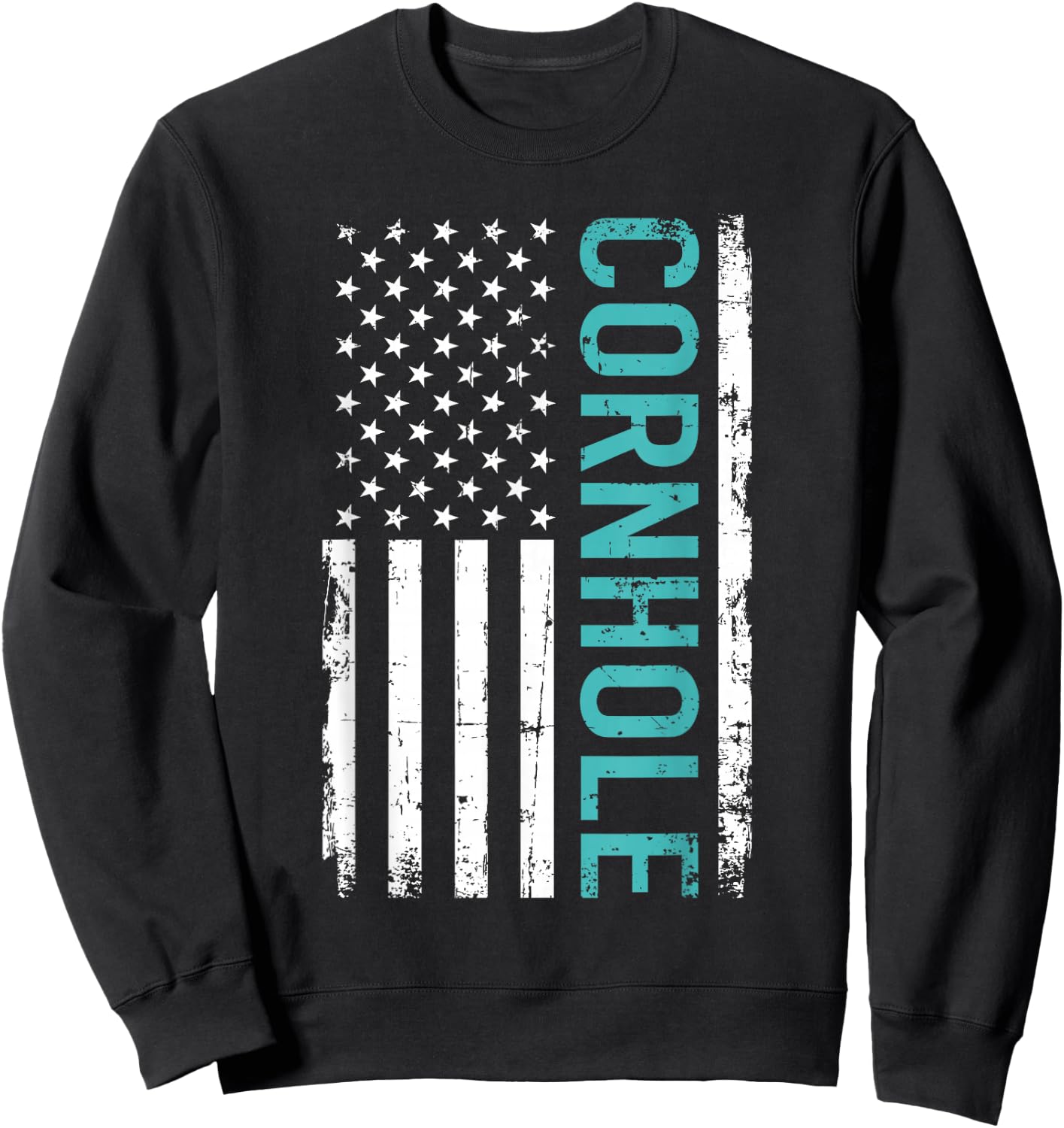 Cornhole USA Sweatshirt - Sweatshirt | Black