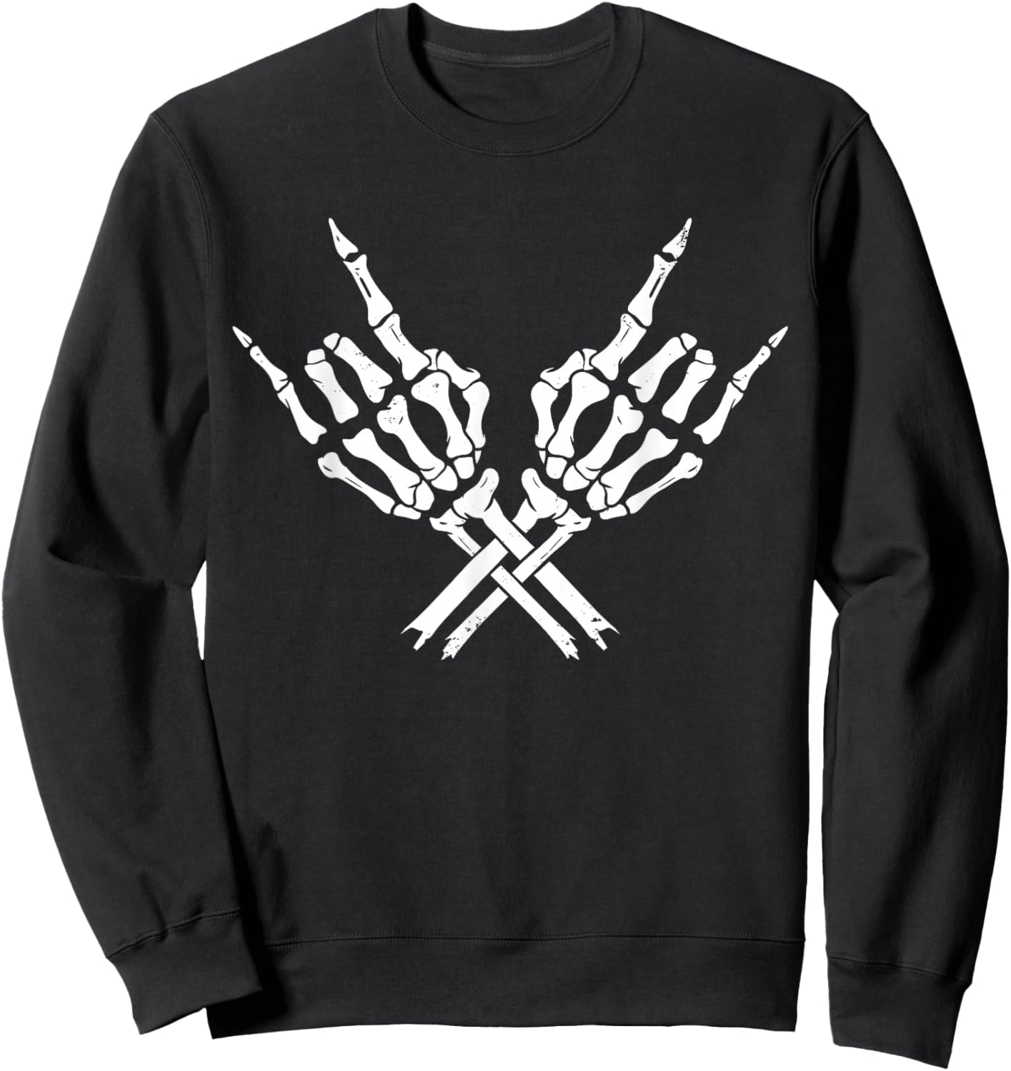 Rock Band -Rock And Roll Concert Men Women Sweatshirt - Sweatshirt | Black