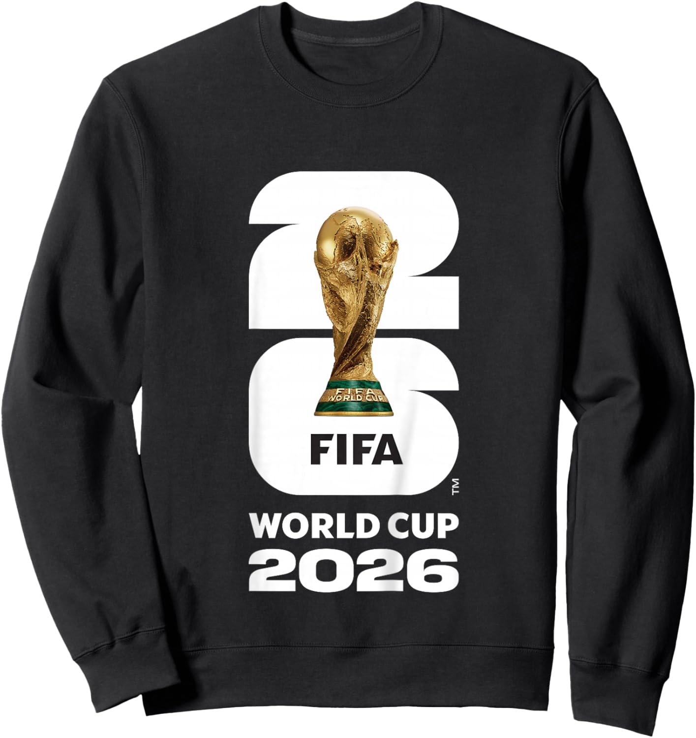 Kids FIFA World CUP26 FIFA Gold Trophy Sweatshirt - Sweatshirt | Black