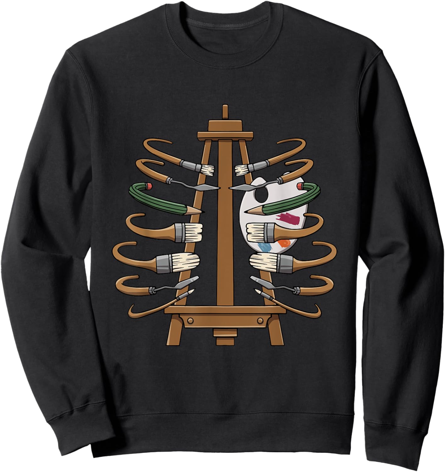 Art Teacher Graphic Artist Art Educator Sweatshirt - Sweatshirt | Black