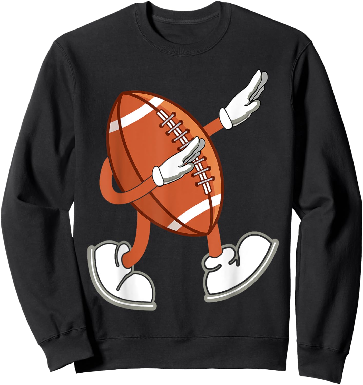 Dabbing Football Dab - American Football Sweatshirt - Sweatshirt | Black