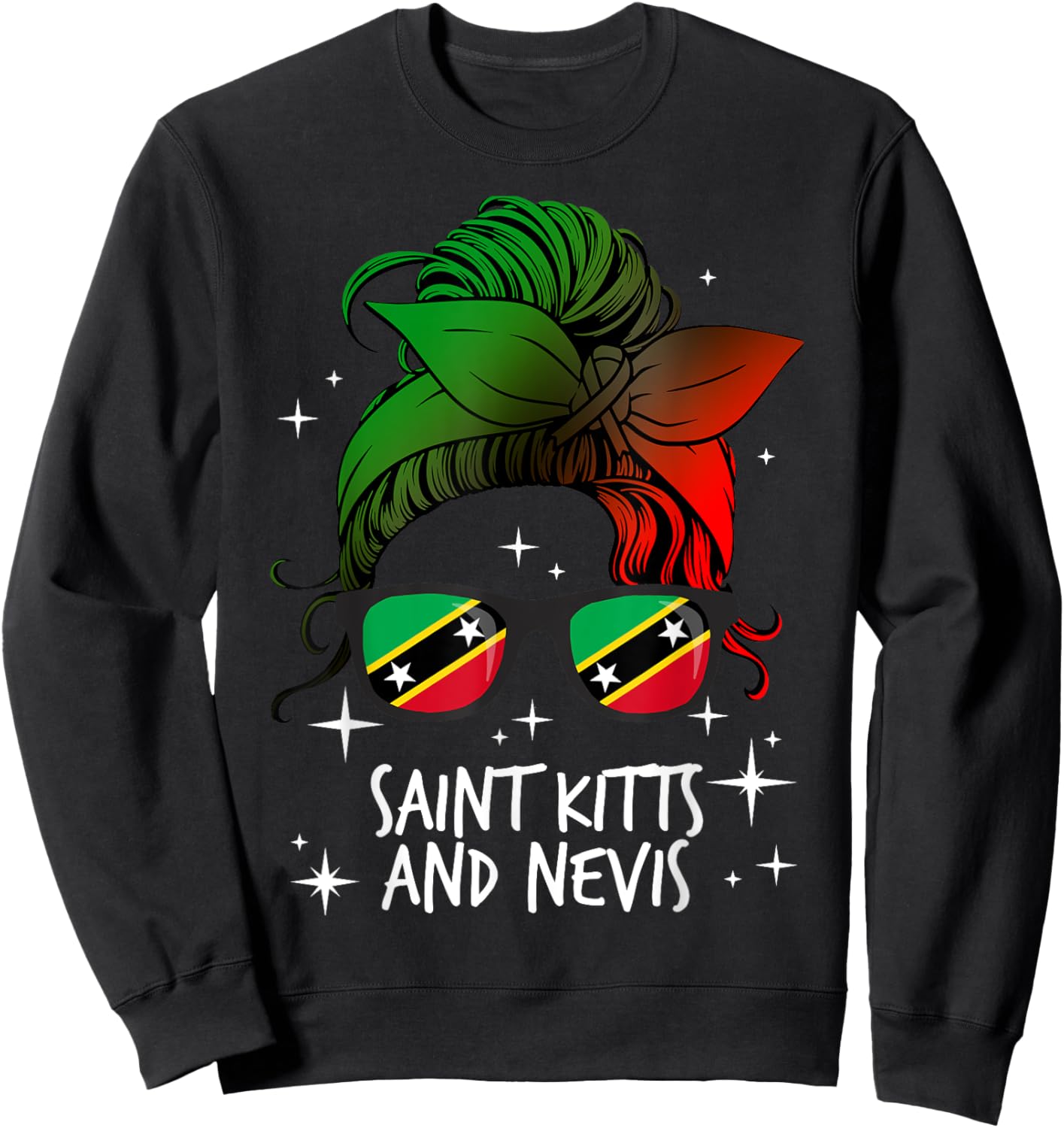 Saint Kitts and Nevis Sweatshirt - Sweatshirt | Black