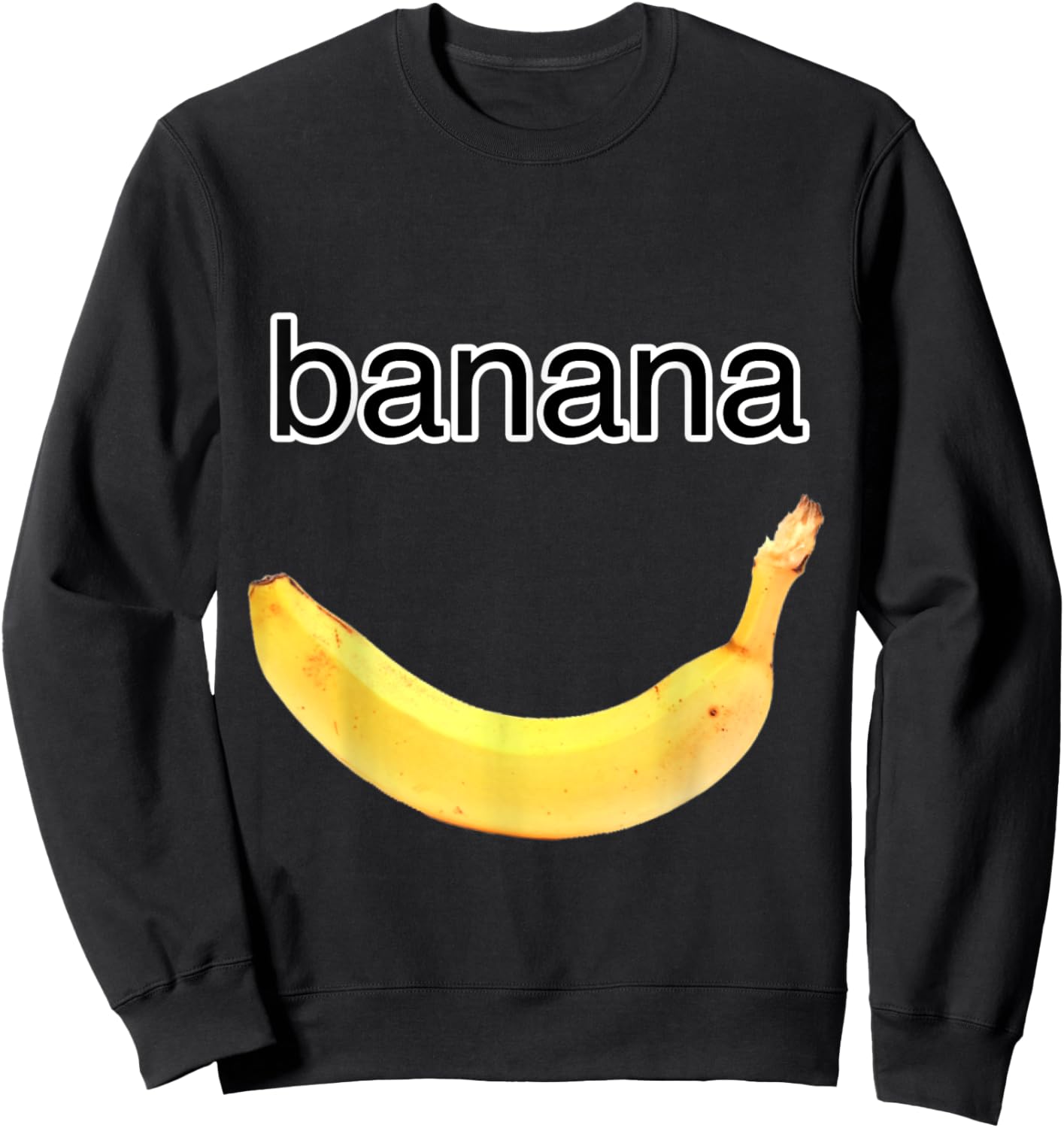 Banana Sweatshirt - Sweatshirt | Black