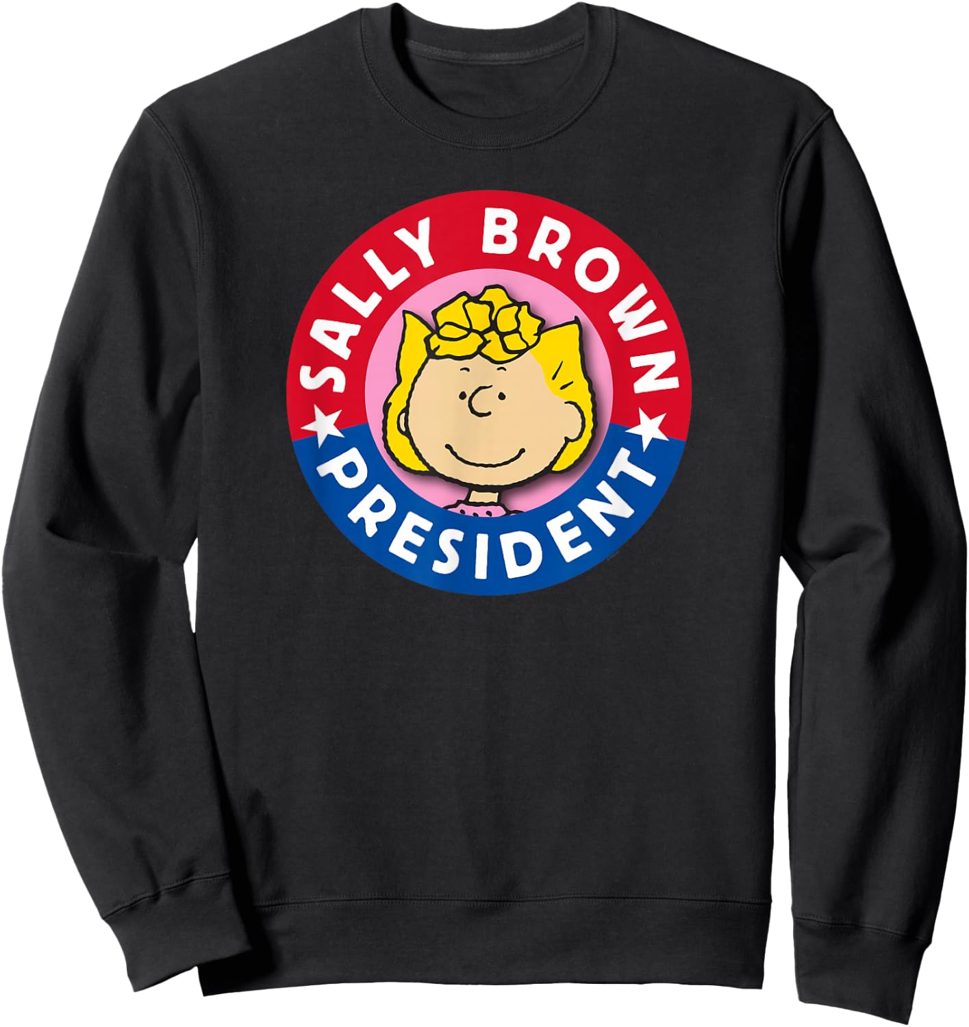 Peanuts Sally Brown as President Sweatshirt - Sweatshirt | Black