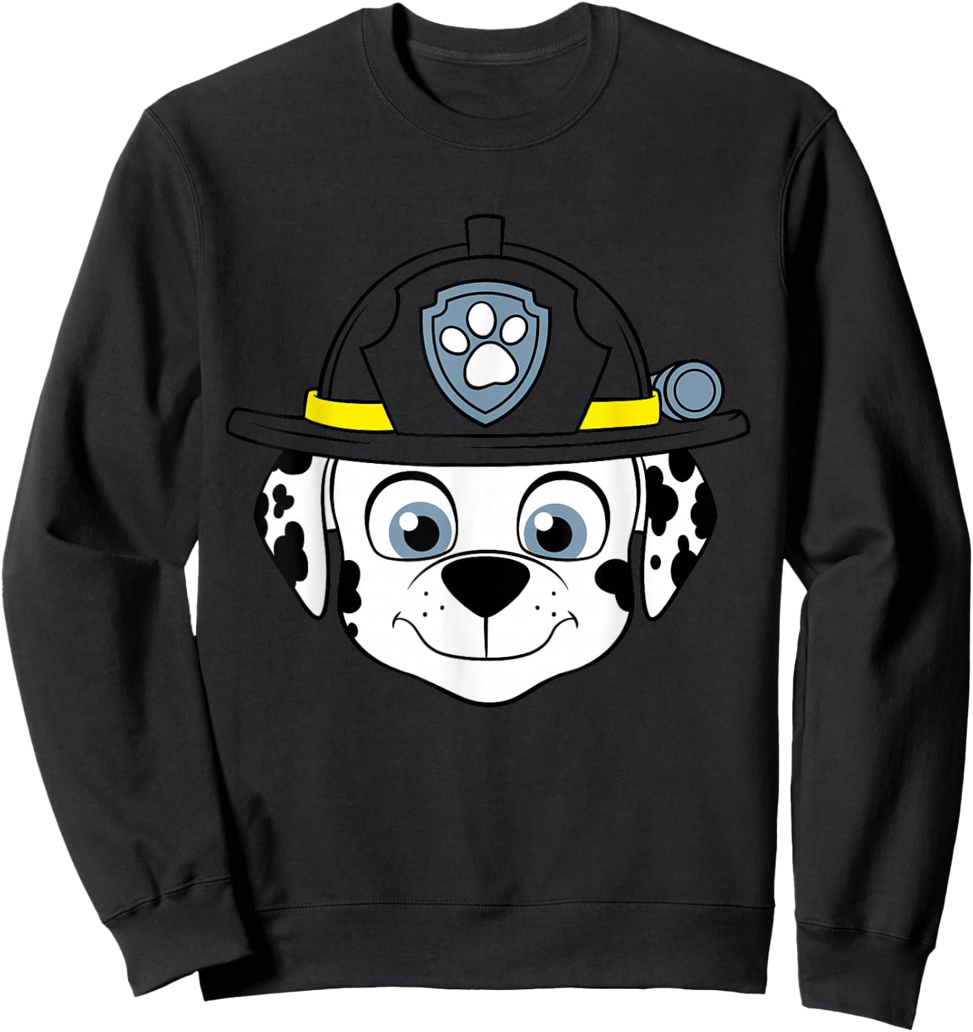 Firedog Marshall Face Paw Patrol Sweatshirt - Sweatshirt | Black