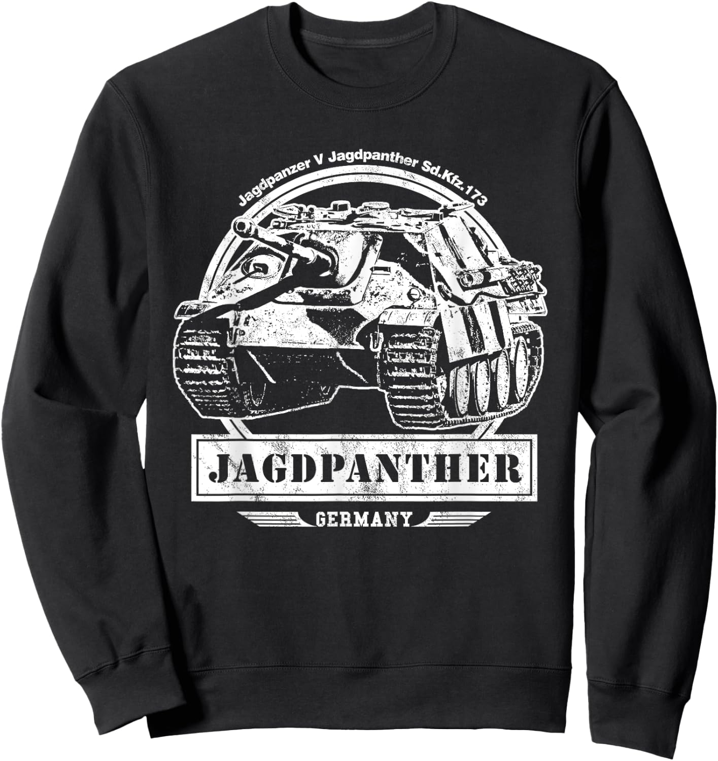 Jagdpanther WW2 German Tank Shirt Sweatshirt - Sweatshirt | Black