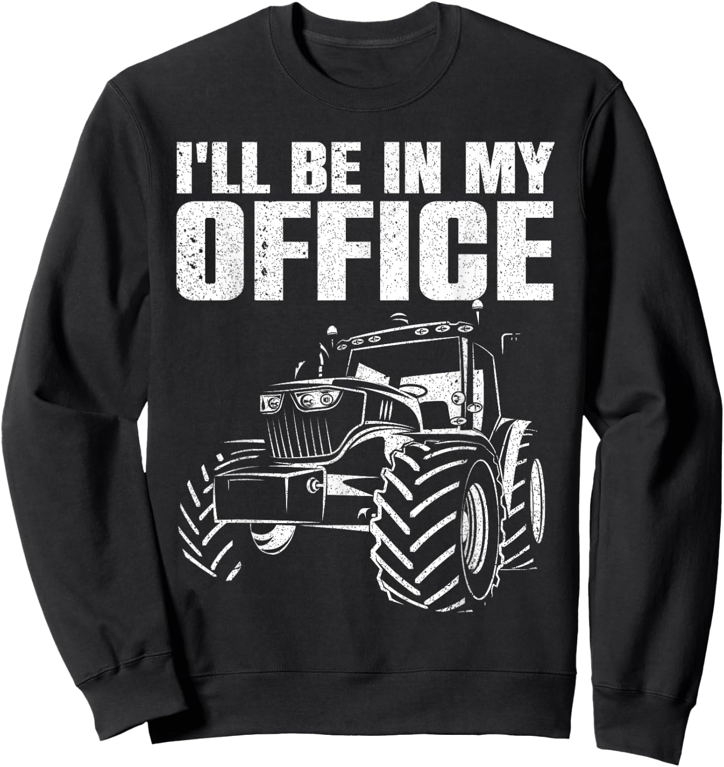 Best Tractor Women Farming Agriculture Farmer Office Sweatshirt - Sweatshirt | Black