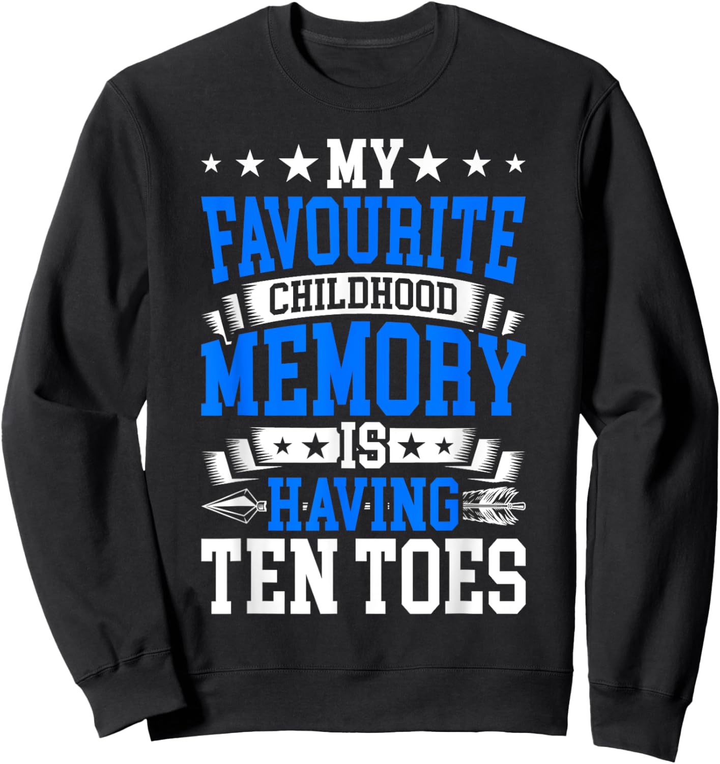 Diabetes Amputated Toes & Funny Toe Amputee Sweatshirt - Sweatshirt | Black