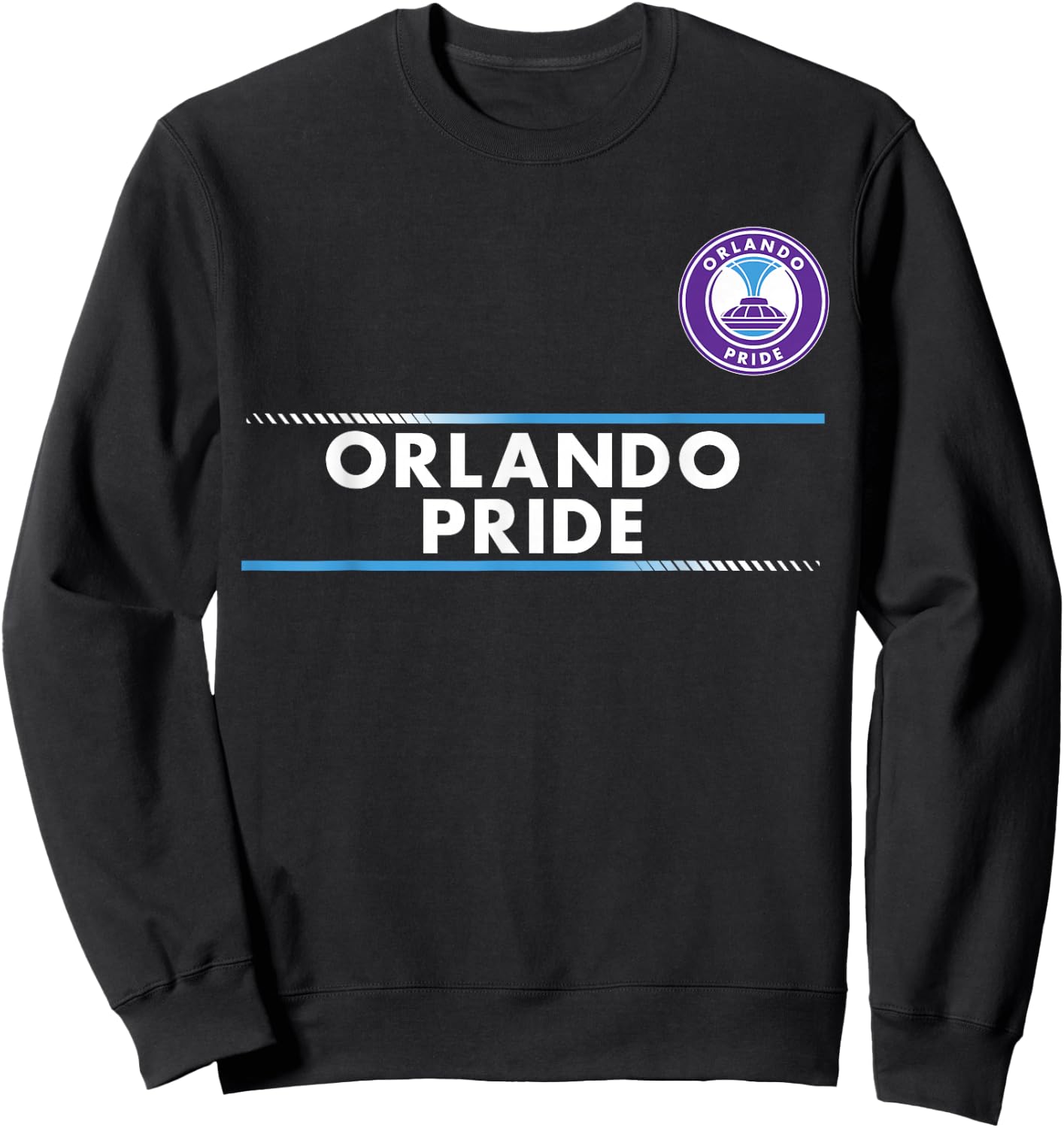 Officially Licensed Orlando Pride Soccer NWSL Apparel Sweatshirt - Sweatshirt | Black