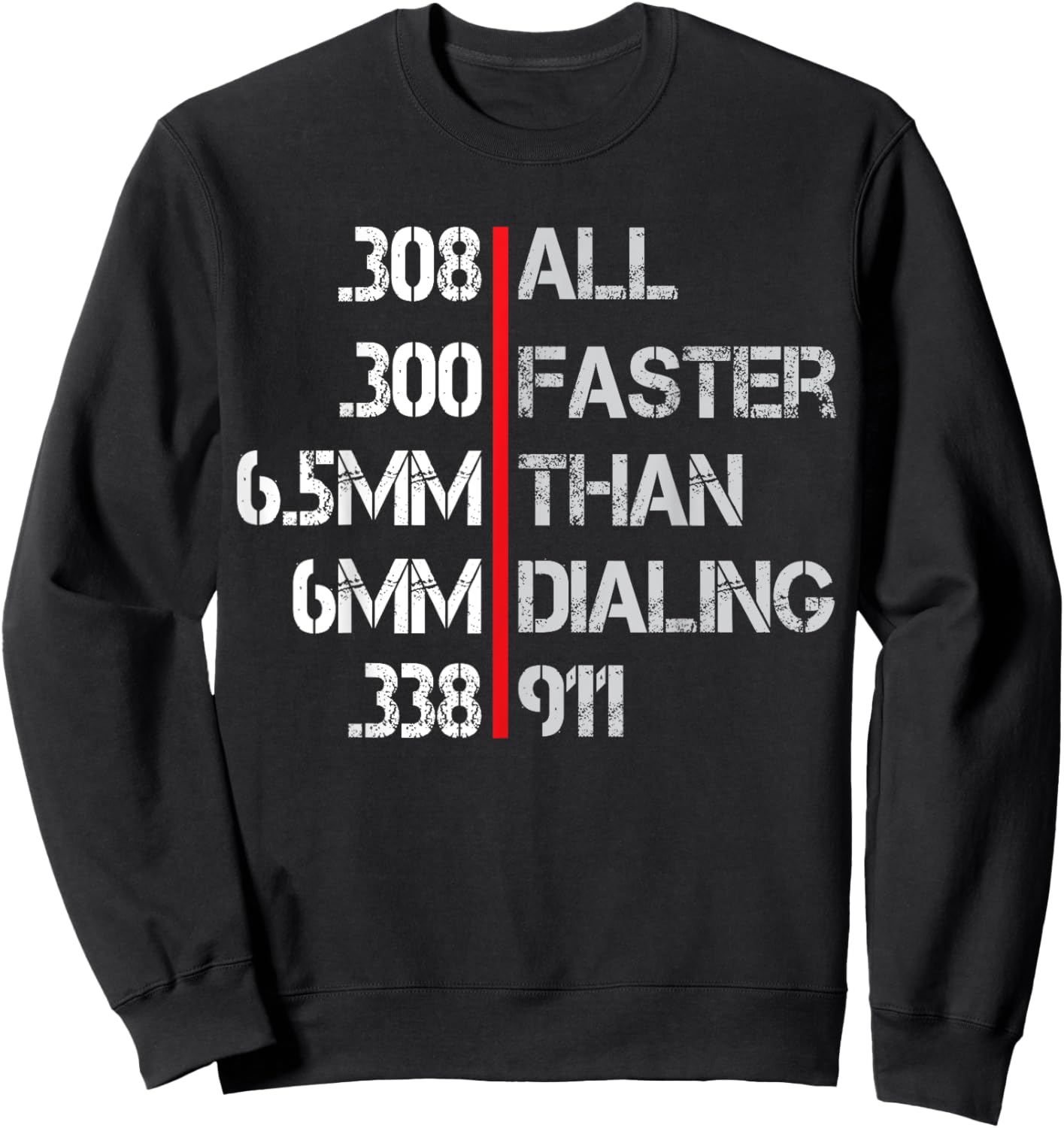 Long Range Shooting Marksman Precision Rifle Shooter Sweatshirt - Sweatshirt | Black