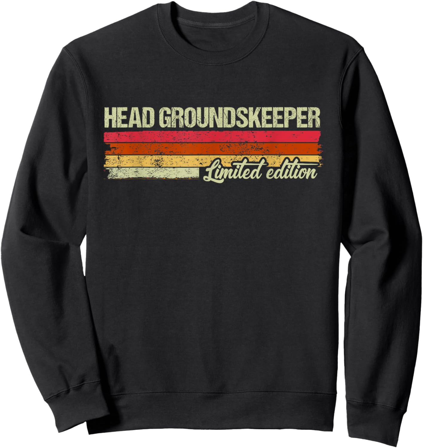 Vintage Head Groundskeeper Limited Edition Sweatshirt - Sweatshirt | Black