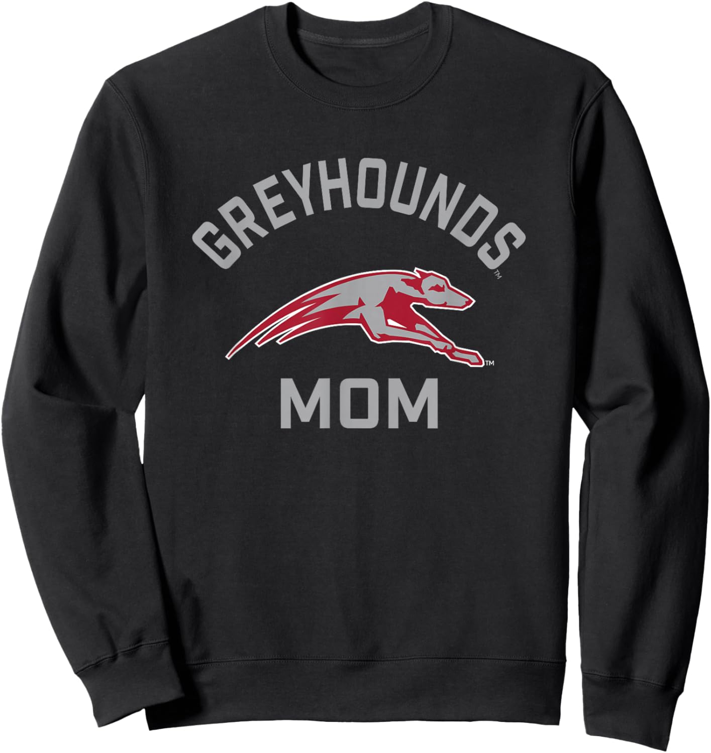 Campus Lab UIndy Greyhounds Arched Mom - -Adults, Short Sleeve, Black, Small Sweatshirt - Sweatshirt | Black