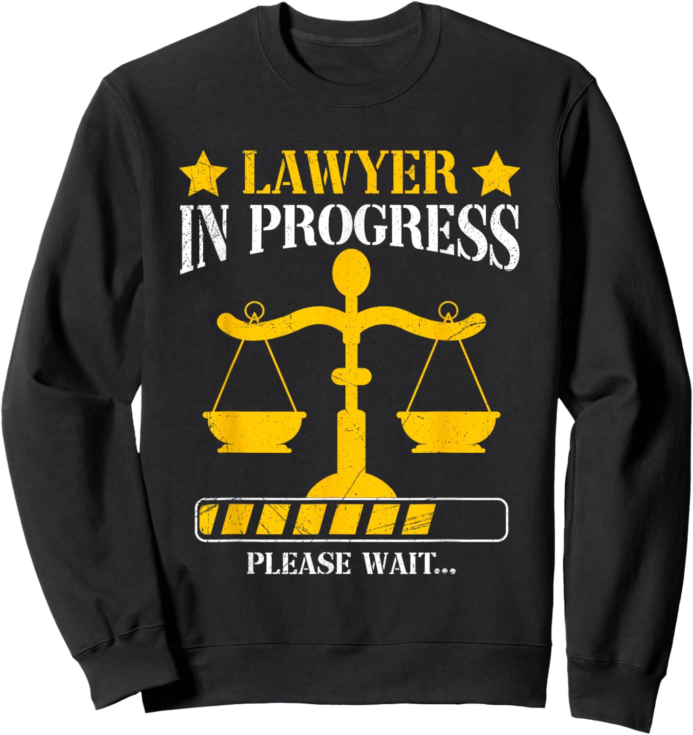 Lawyer In Progress Law School Student Graduation Party Sweatshirt - Sweatshirt | Black