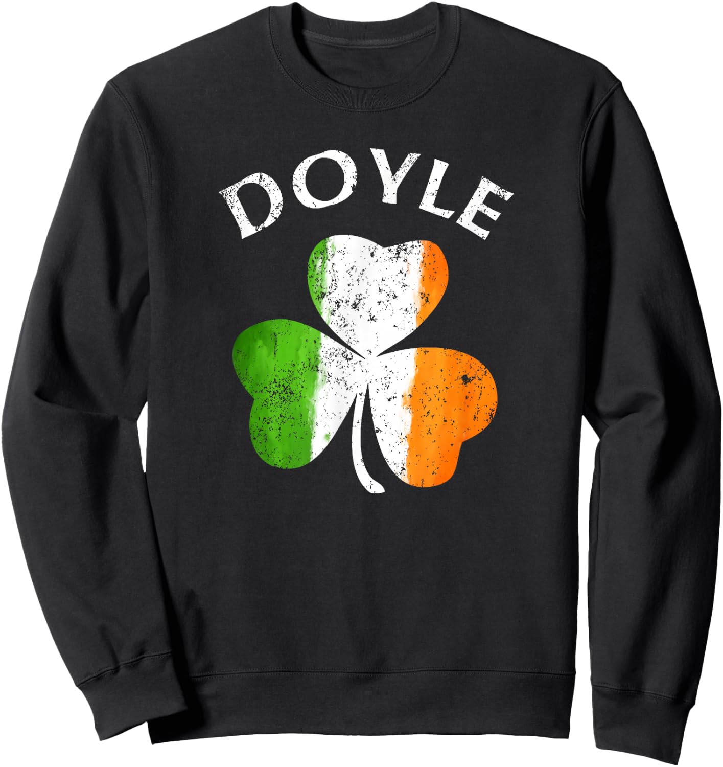 Doyle Irish Family Name Sweatshirt - Sweatshirt | Black