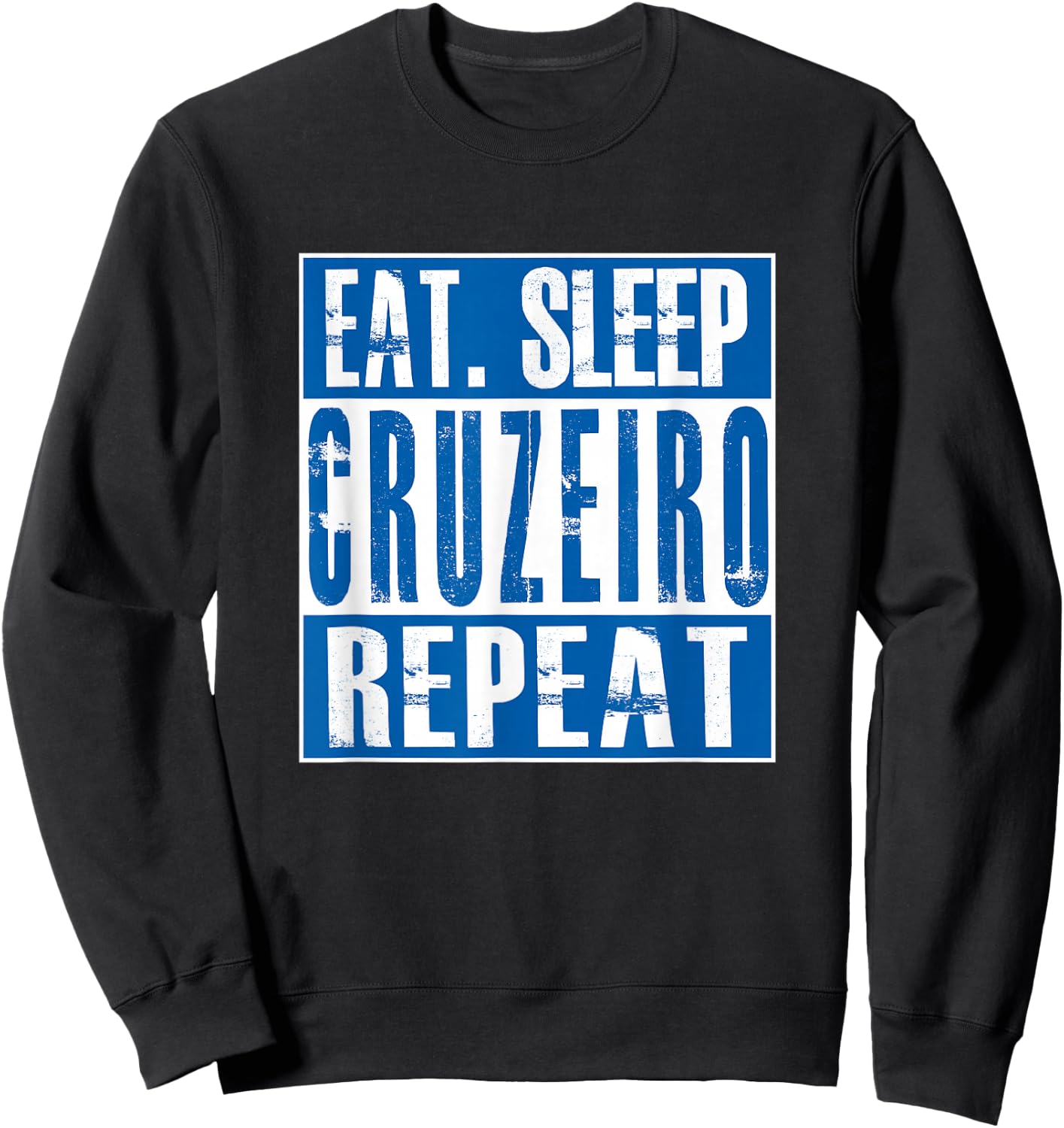 Cruzeiro Soccer - Camisa Cruzeiro - Black Kids - Soccer Team - Short Sleeve - Classic Fit - - Small Sweatshirt - Sweatshirt | Black