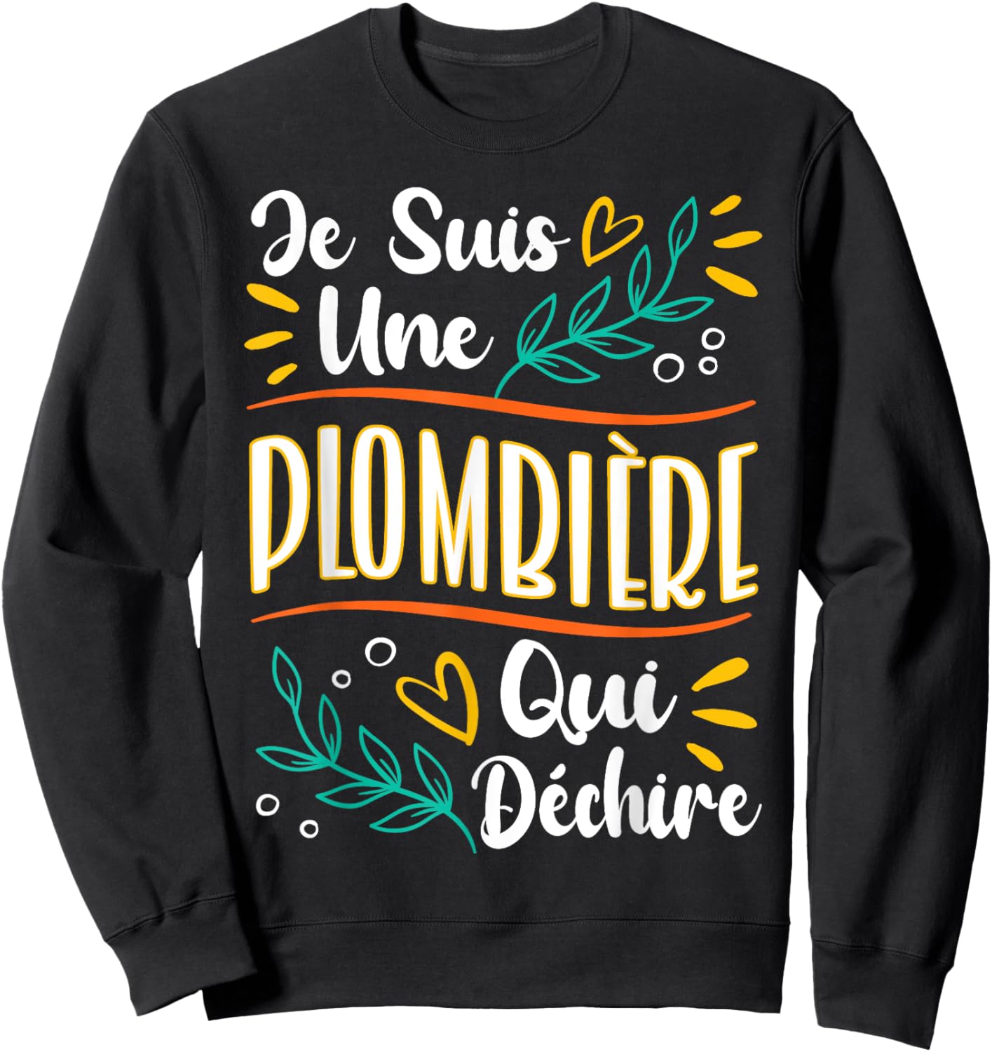 Une Plumbier Qui Déchire Women's Gift Plumber Sweatshirt - Sweatshirt | Black