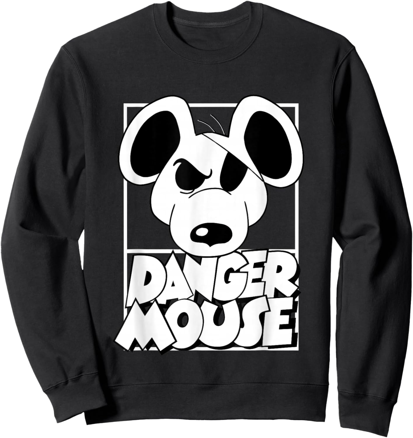 Danger Mouse Eye Patch Sweatshirt - Sweatshirt | Black