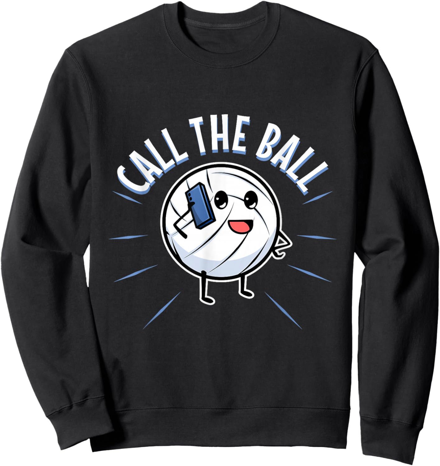 Call the ball volleyball Sweatshirt - Sweatshirt | Black