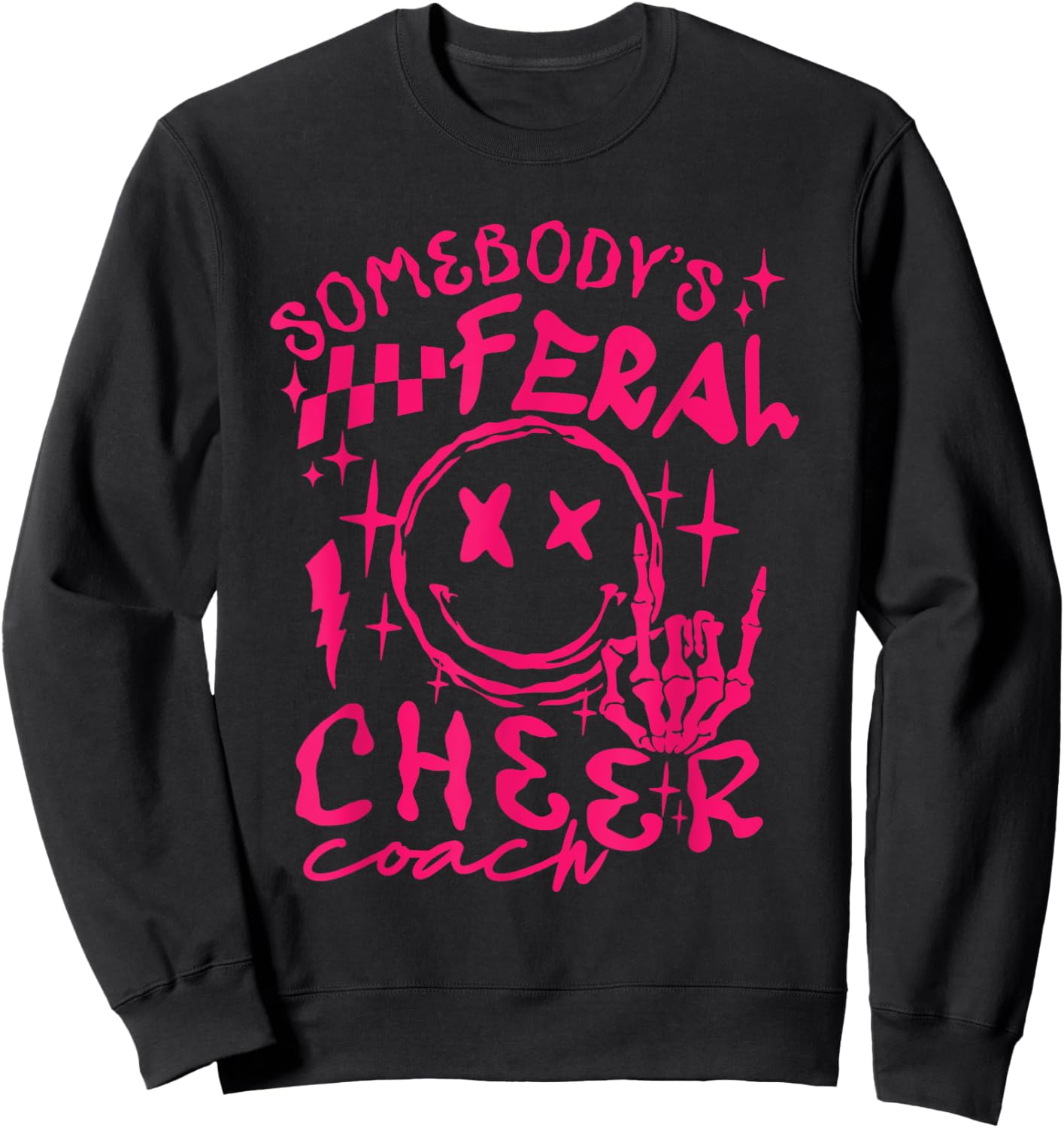 somebody's Feral Cheer Coach Sweatshirt - Sweatshirt | Black