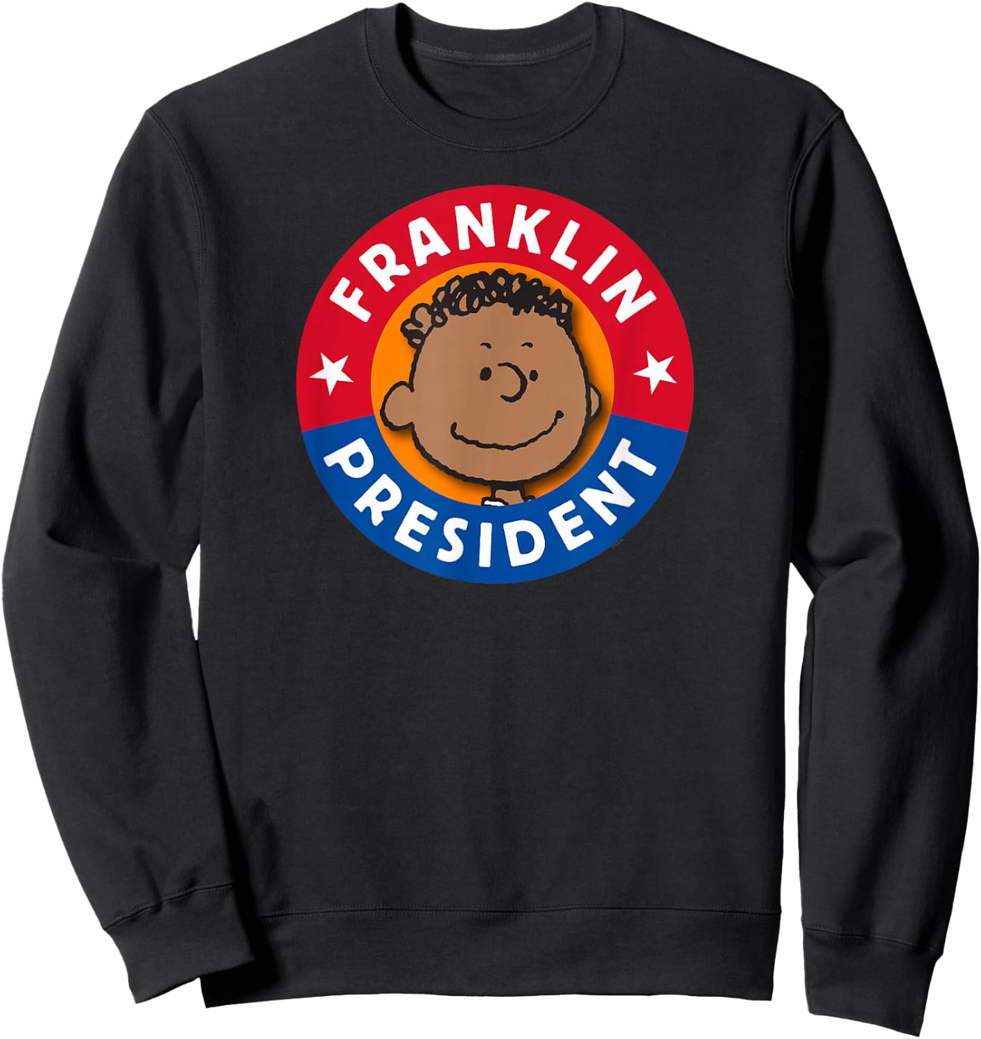 Peanuts - President Franklin Armstrong Patriotic Sweatshirt - Sweatshirt | Black