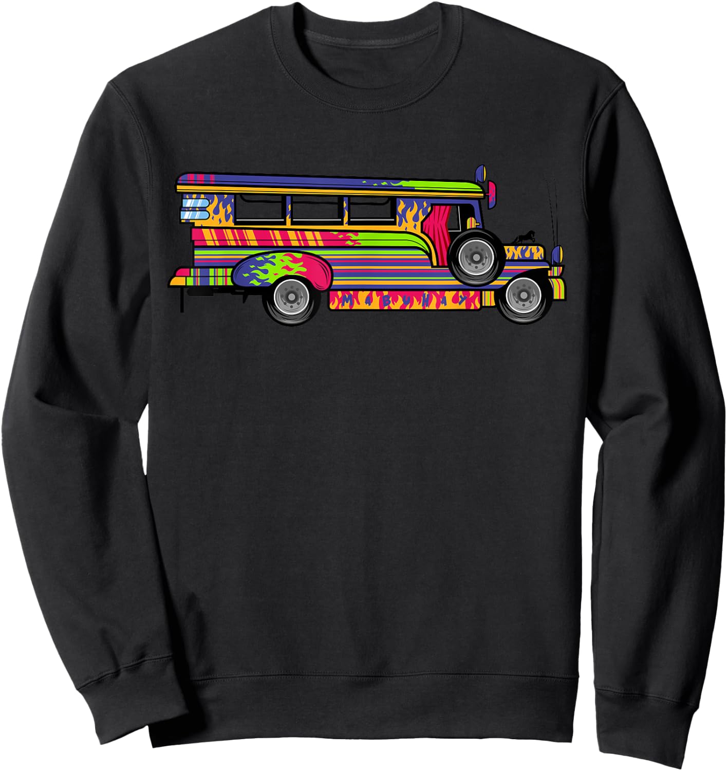 Pinoy | Philippines Jeepney Filipino Pride Sweatshirt - Sweatshirt | Black