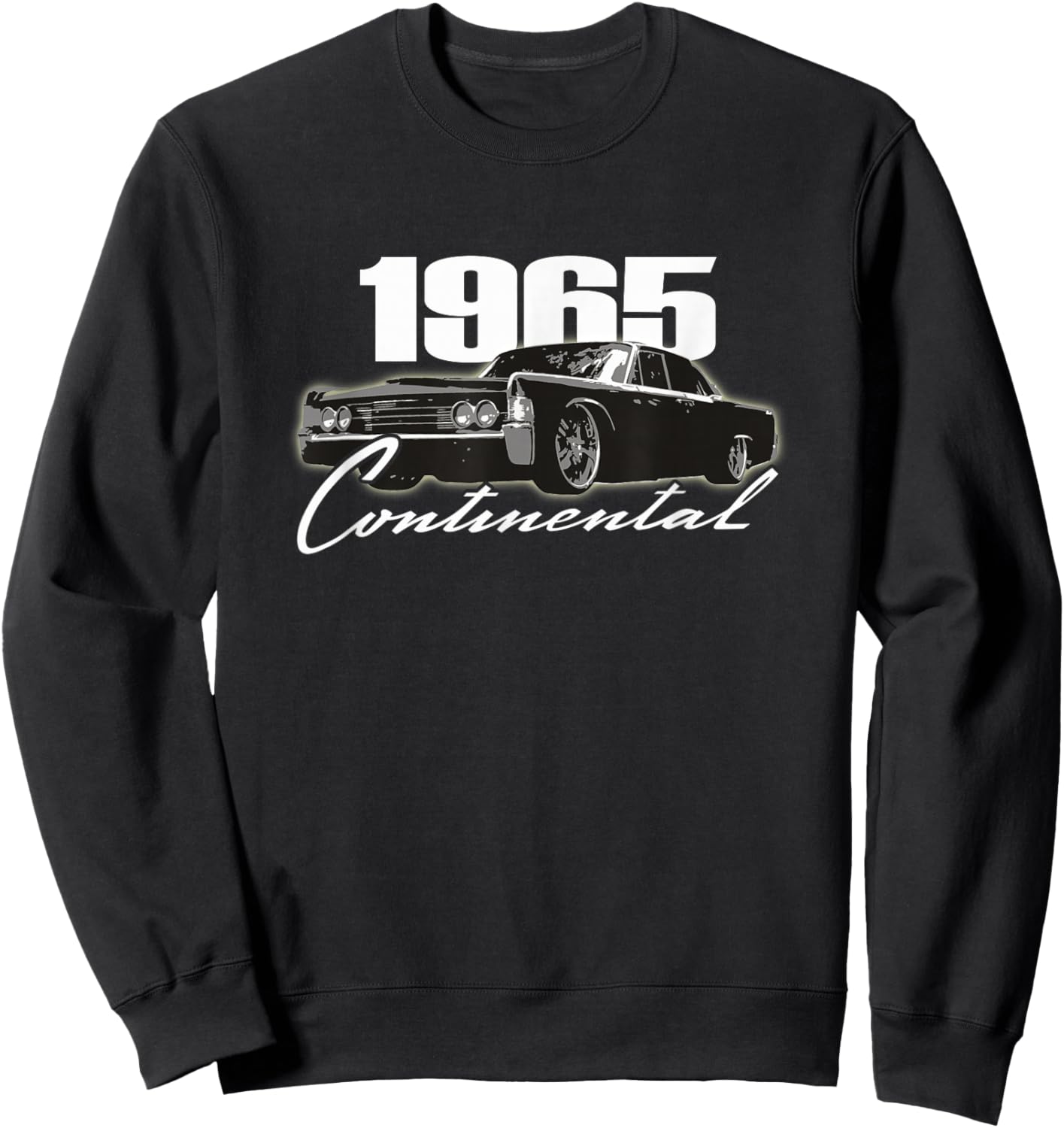 1965 Lincoln Continental Sweatshirt - Sweatshirt | Black