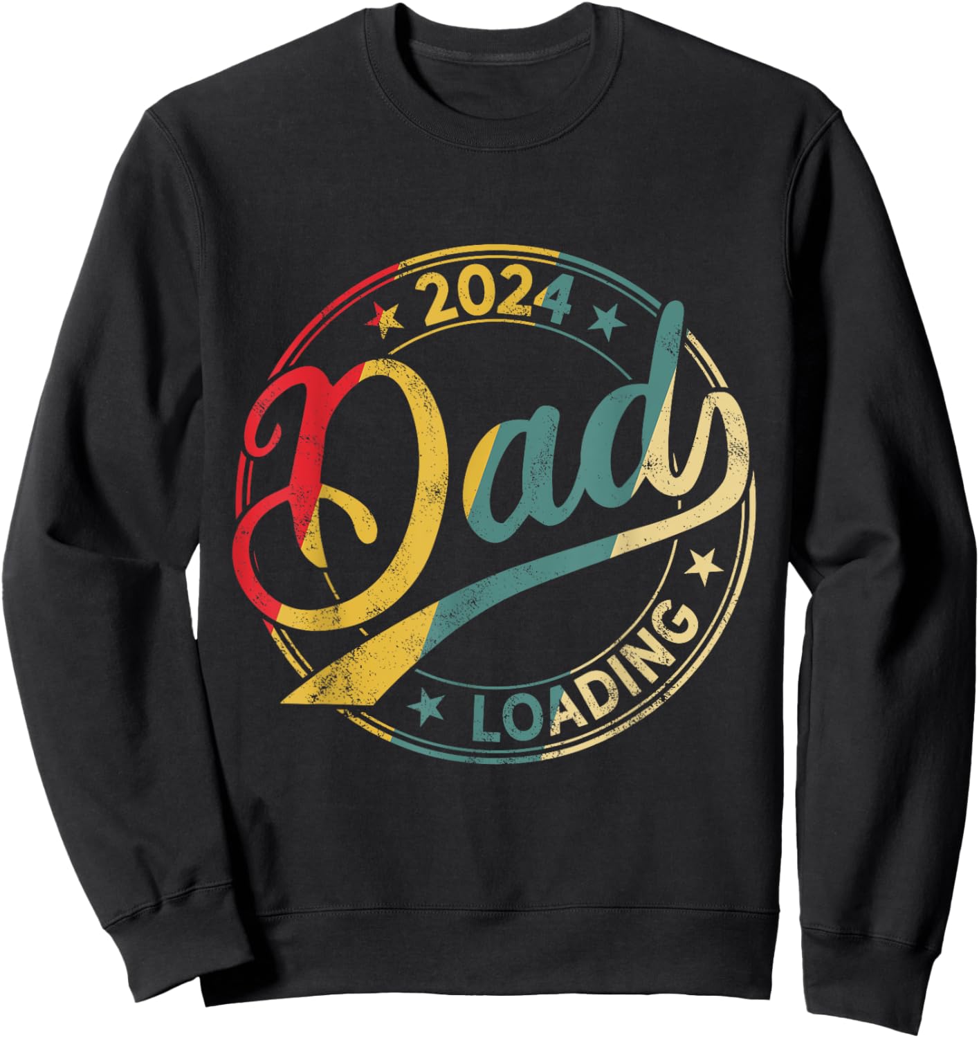 Dad 2024 loading Sweatshirt - Sweatshirt | Black