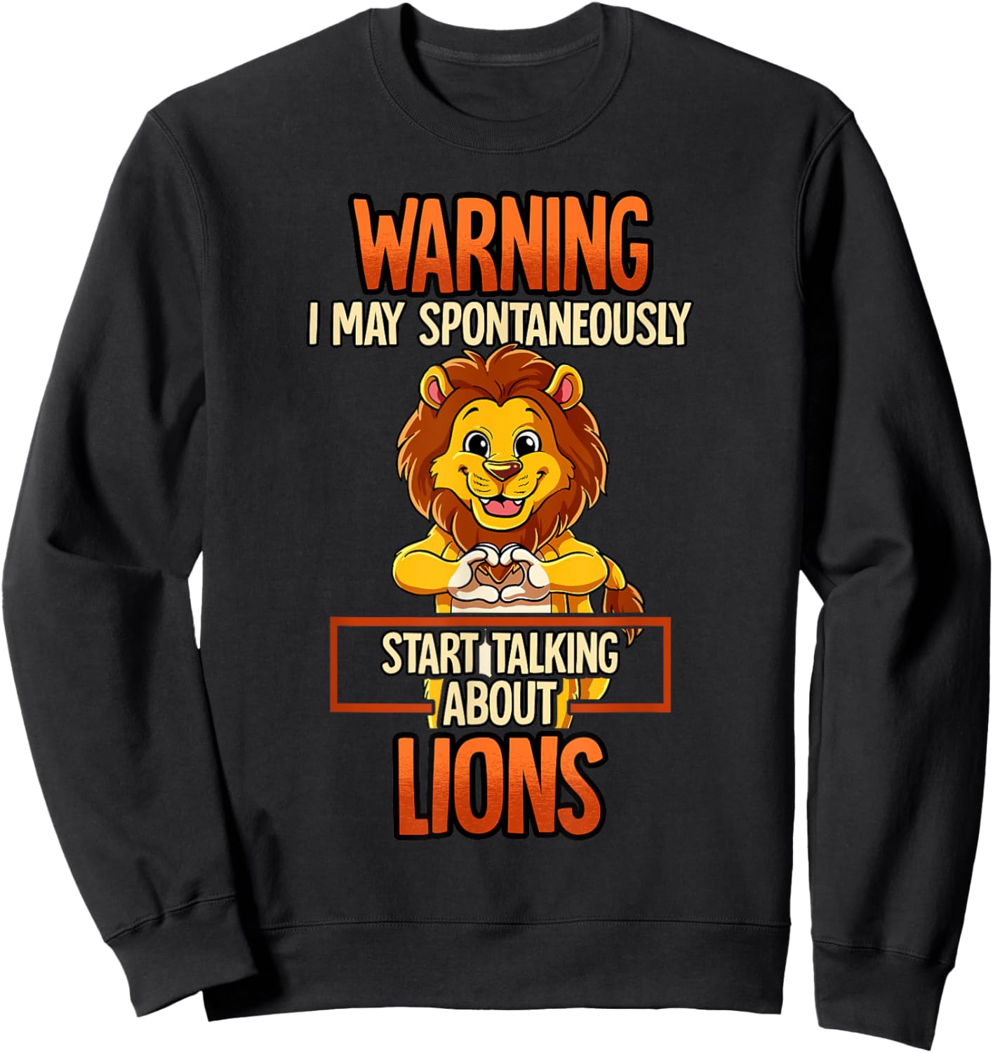 Lion Sweatshirt - Sweatshirt | Black
