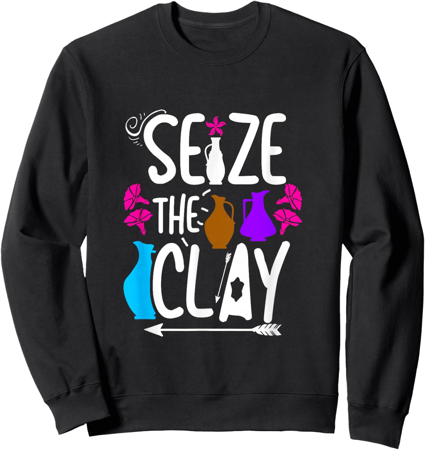 Pottery Clay Pottery - Pottery Sweatshirt - Sweatshirt | Black