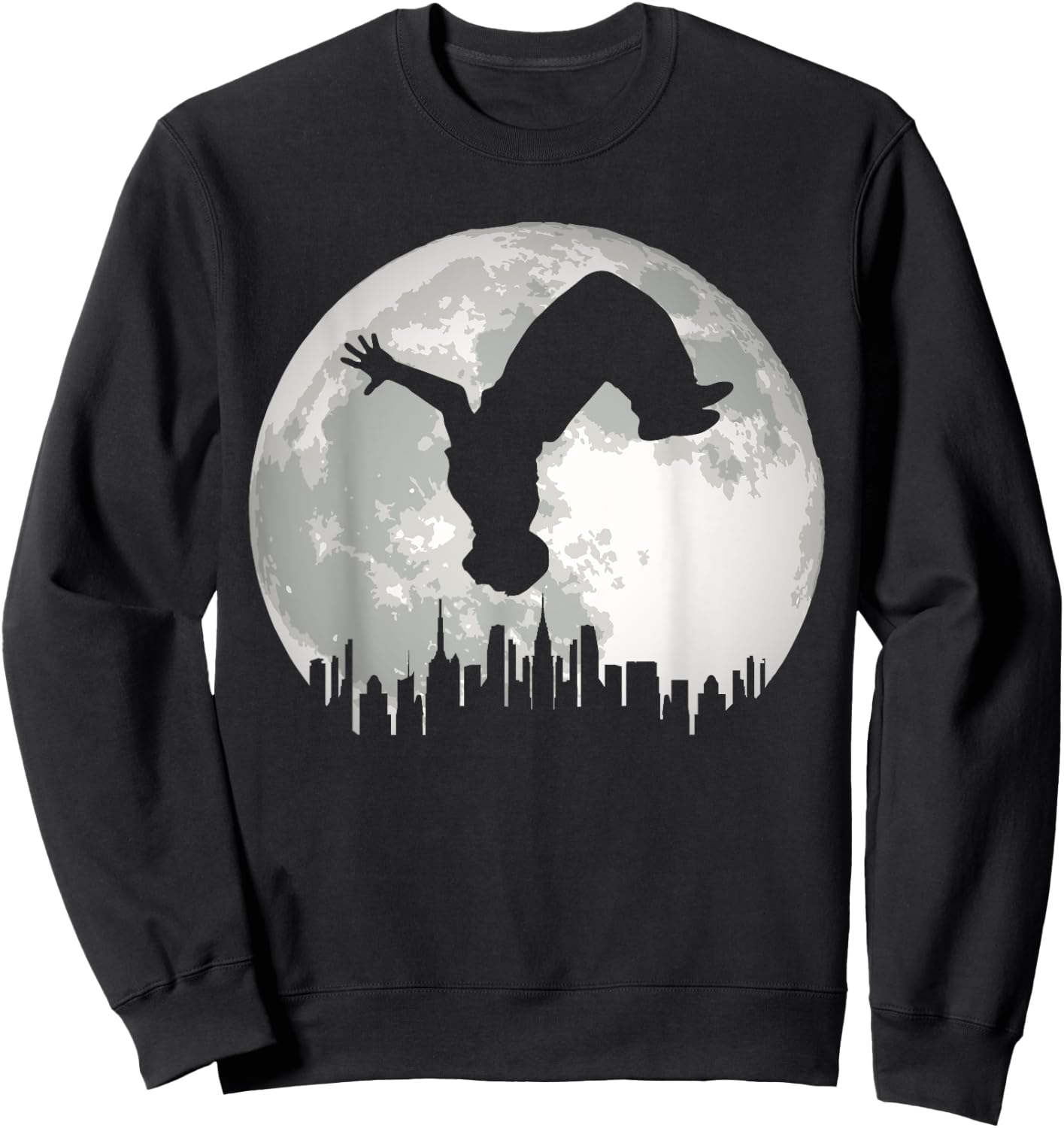 Urban Traceurs Design Parcour Pakour Freerunning Backflip Sweatshirt - Sweatshirt | Black