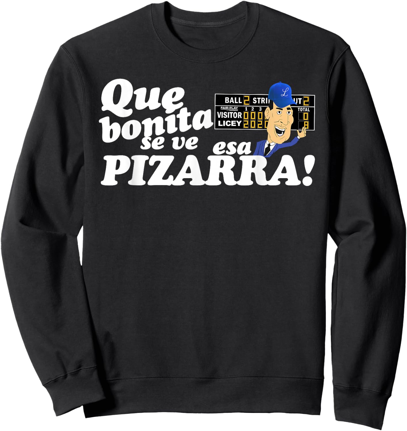 Franklin pizarra iLiceysta Tigre licey Dominican baseball Sweatshirt - Sweatshirt | Black