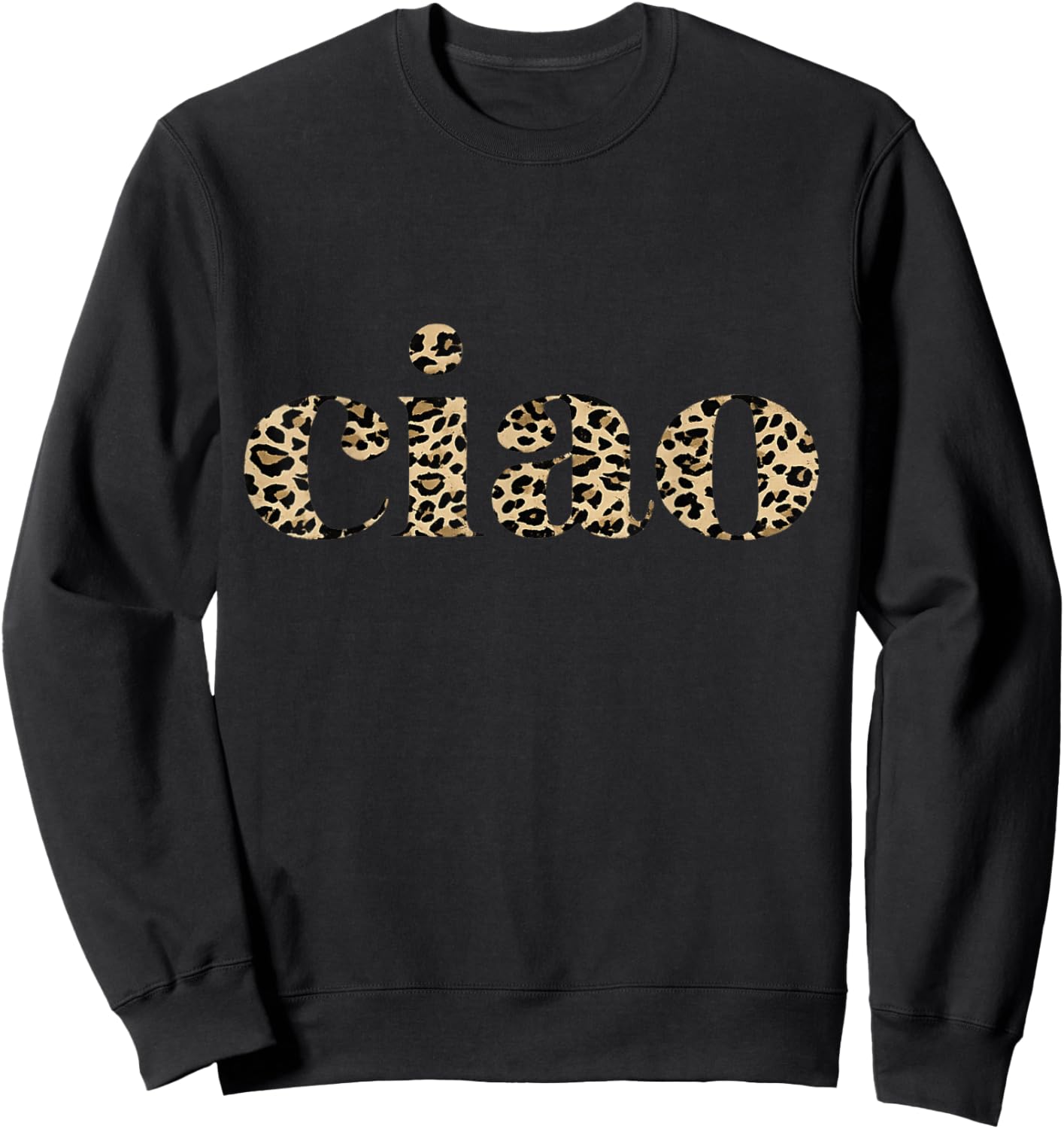 Ciao Zeichnung Sweatshirt - Sweatshirt | Black