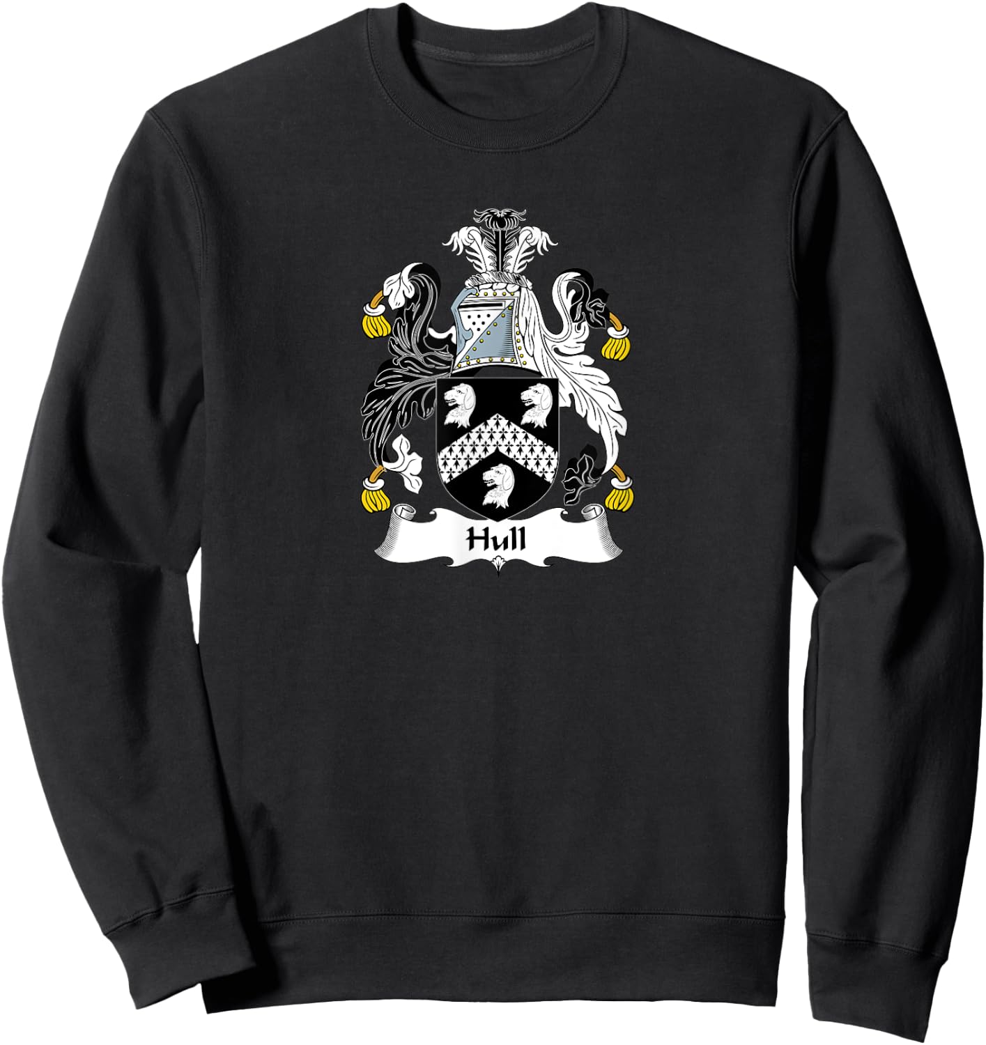 Hull Coat of Arms - Family Crest Shirt Sweatshirt - Sweatshirt | Black
