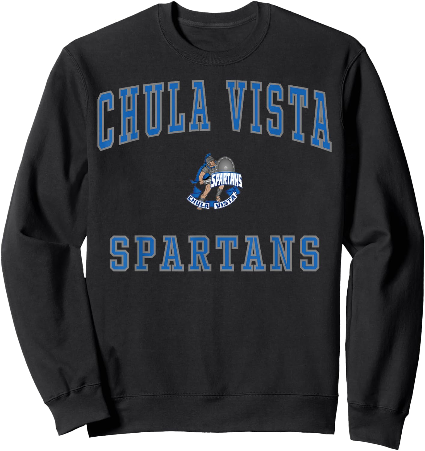 Chula Vista High School Spartans C1 Sweatshirt - Sweatshirt | Black