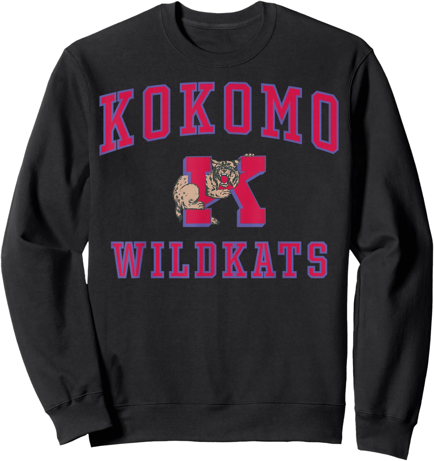 Kokomo High School Wildkats C1 Sweatshirt - Sweatshirt | Black