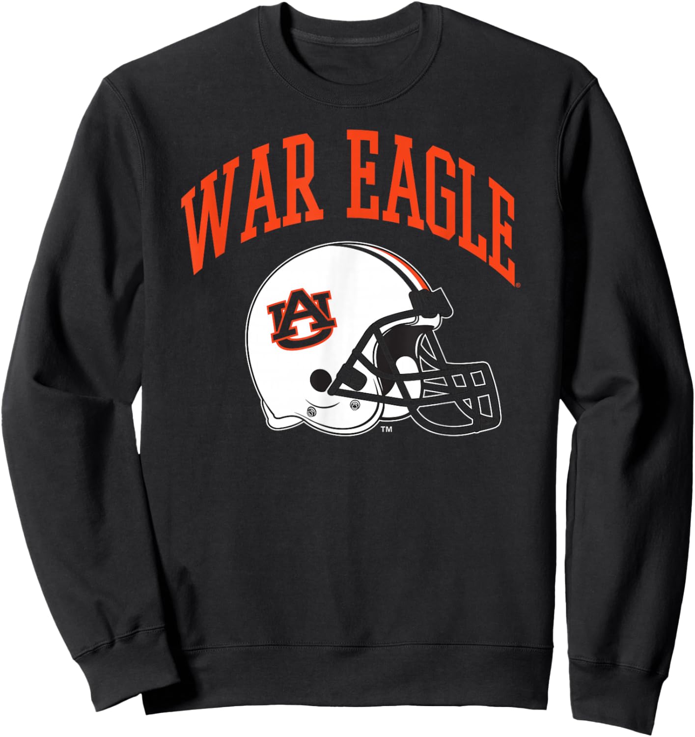 Auburn Tigers Football Helmet War Eagle Navy Sweatshirt - Sweatshirt | Black