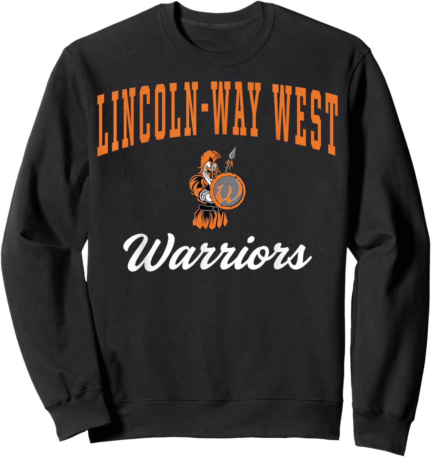 Lincoln-Way West High School Warriors C7 Sweatshirt - Sweatshirt | Black
