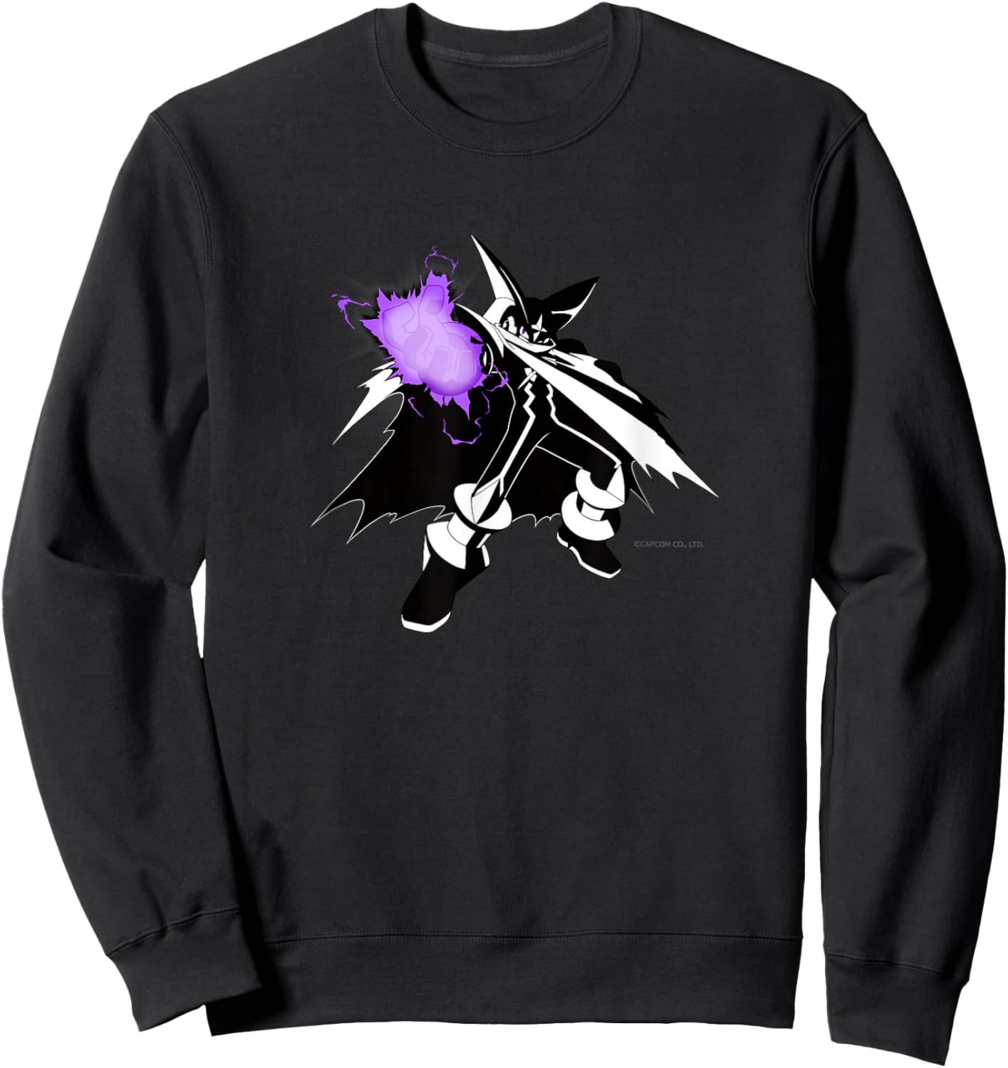 MEGA Man Battle Network Bass Small Sweatshirt - Sweatshirt | Black
