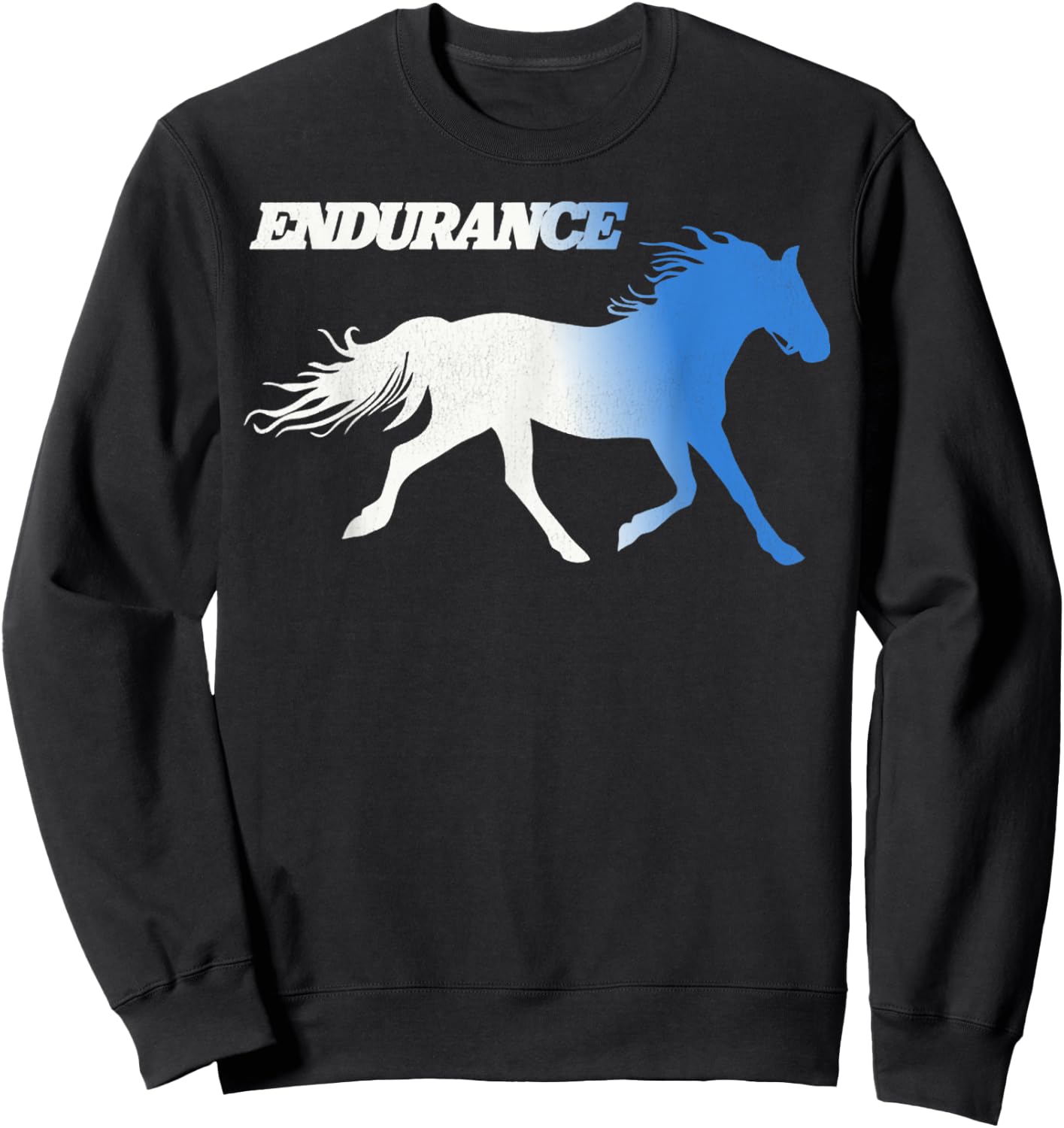 Funny Napo Leo Dynamite Retro Running Horses Endurance Sweatshirt - Sweatshirt | Black