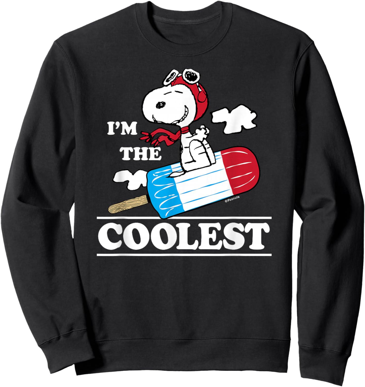 Peanuts - I'm the coolest Sweatshirt - Sweatshirt | Black