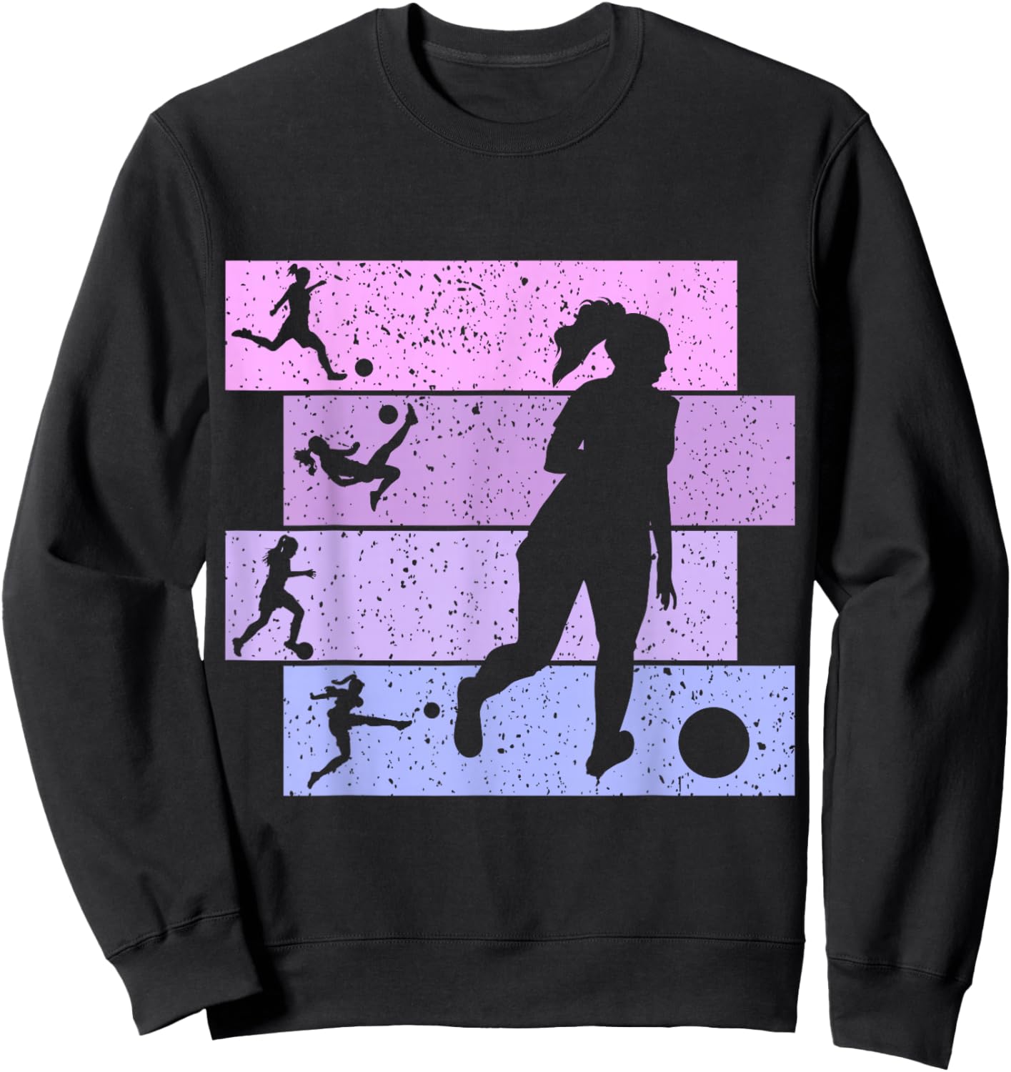 Soccer Girl Women Youth Sweatshirt - Sweatshirt | Black