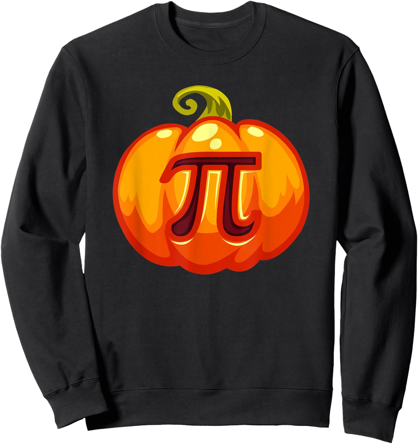 Math Teacher Halloween Costume Pumpkin Pi Pun Pie Gift Men . Sweatshirt - Sweatshirt | Black
